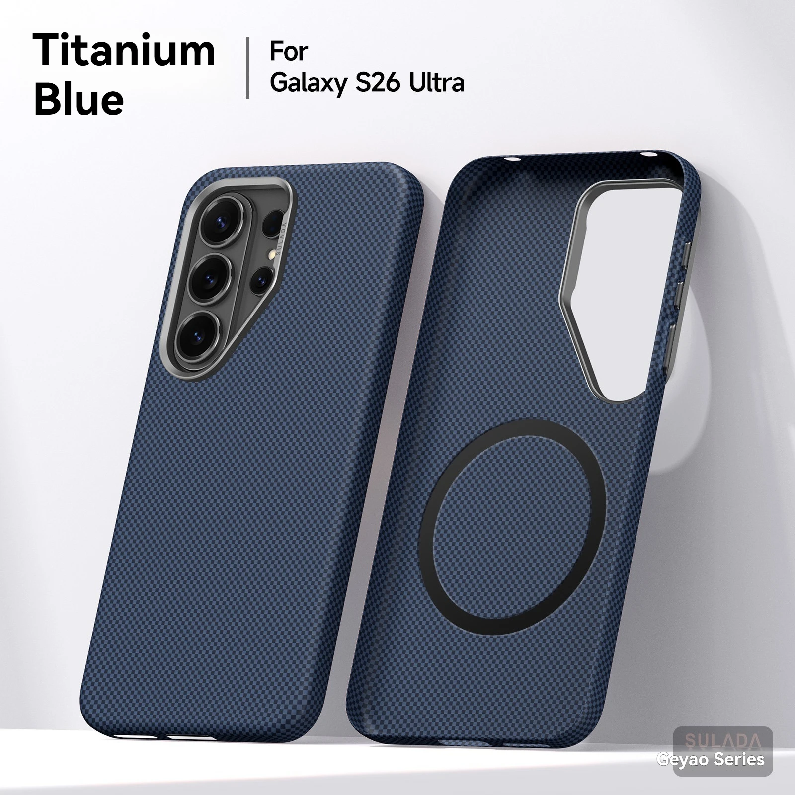 For Samsung Galaxy S26 Ultra Compatible Magnetic Luxury Kevlar Woven Texture Shockproof Cover Super Luxury S26 plus Case
For Samsung Galaxy S26 Ultra Compatible Magnetic Luxury Kevlar Woven Texture Shockproof Cover Super Luxury S26 plus Case