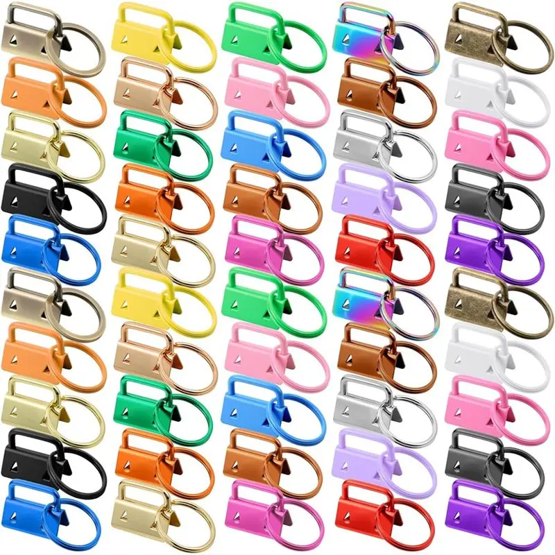 【HOT ITEMS】50 Pcs Key Fob Hardware Set, 1 Inch 25 Colors Keychain Hardware Set With Split Ring, Key Chain Making For Wristlet,Ba
【HOT ITEMS】50 Pcs Key Fob Hardware Set, 1 Inch 25 Colors Keychain Hardware Set With Split Ring, Key Chain Making For Wristlet,Ba