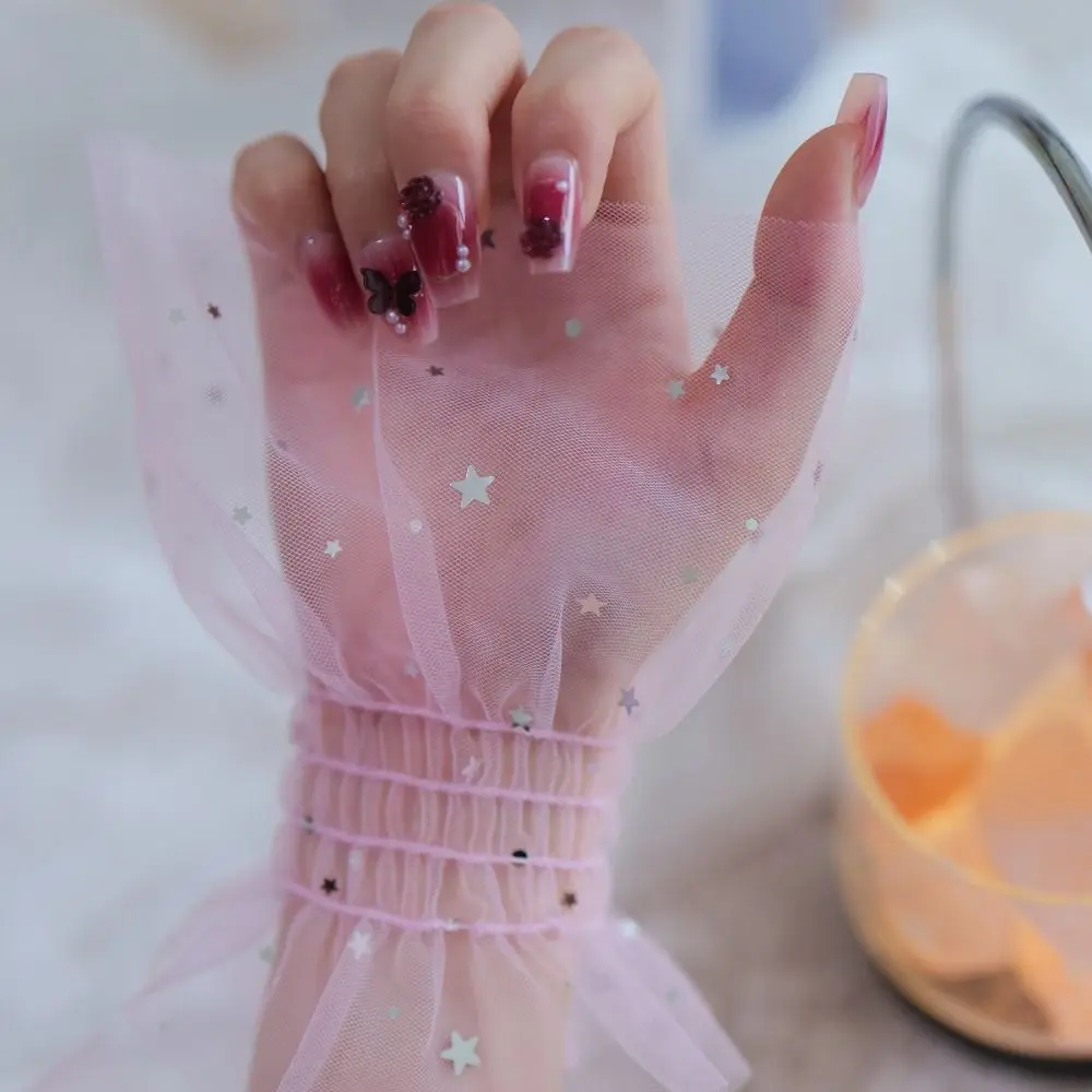 Fashion Accessories Star Glitters Mesh Arm Sleeves Breathable Shining Cuffs Sleeves Wrist Cuff Nails Photography Studio
Fashion Accessories Star Glitters Mesh Arm Sleeves Breathable Shining Cuffs Sleeves Wrist Cuff Nails Photography Studio