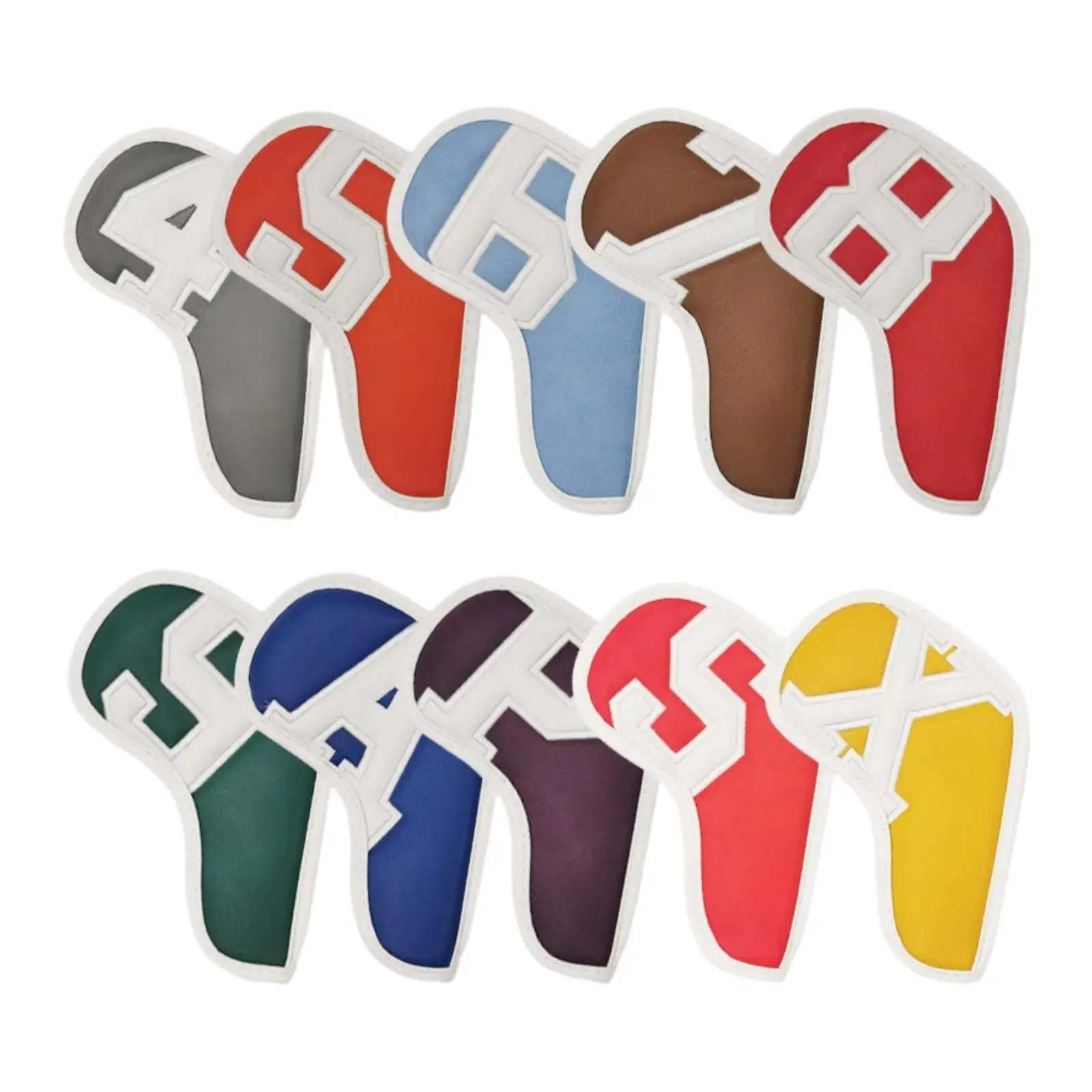 10Pcs Golf Iron Head Covers Protective Sleeves Portable Scratch Resistant PU Modern Golfing Accessories Golf Club Head Covers
10Pcs Golf Iron Head Covers Protective Sleeves Portable Scratch Resistant PU Modern Golfing Accessories Golf Club Head Covers