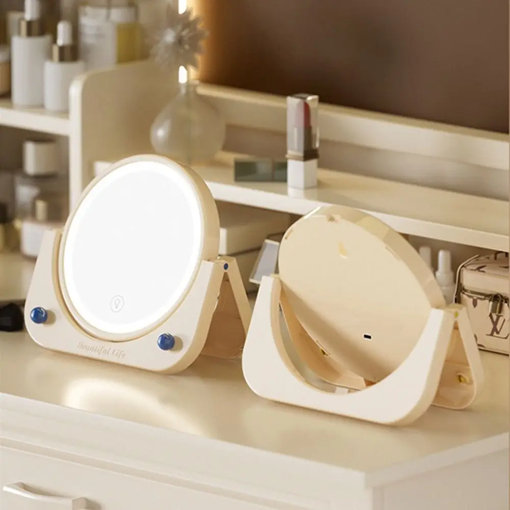Foldable LED Makeup Mirror Wall Mounted Free Standing Vanity Mirror with Lights Touch Control Dimmable Hanging Wall Mirror
Foldable LED Makeup Mirror Wall Mounted Free Standing Vanity Mirror with Lights Touch Control Dimmable Hanging Wall Mirror