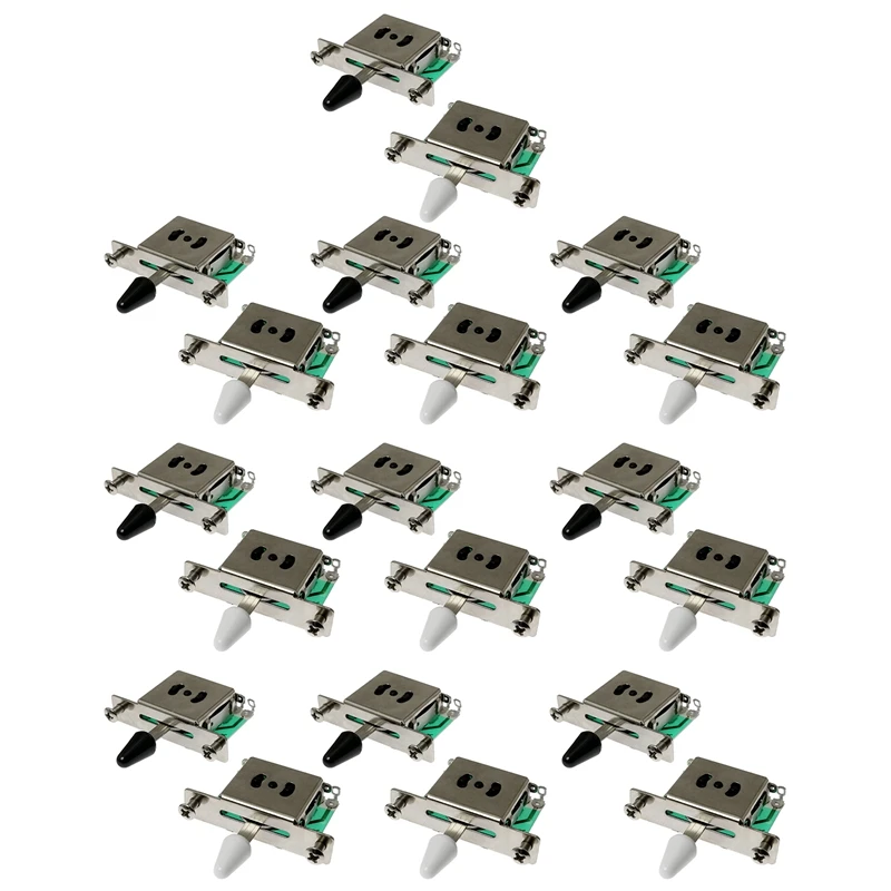 20Pcs 5 Way Pickup Selector Toggle Switch For ST/SQ Series Electric Guitar Shift Switchs-AA74
20Pcs 5 Way Pickup Selector Toggle Switch For ST/SQ Series Electric Guitar Shift Switchs-AA74
