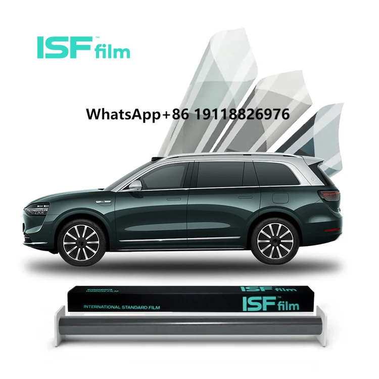 ISF Высококачественный блок теплоизоляции автомобильная защитная оконная пленка тонировка автомобиля 60 дюймов * 100 футов автомобильная оконная пленка
ISF Высококачественный блок теплоизоляции автомобильная защитная оконная пленка тонировка автомобиля 60 дюймов * 100 футов автомобильная оконная пленка