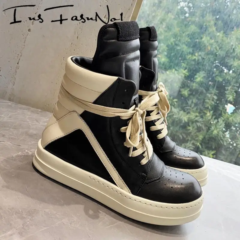 Tennis Flat Heel Men Sneakers Hand-Made Comfort Leather Casual Shoes Designer Brand All-Match Chunky Increasing Vulcanize Shoes
Tennis Flat Heel Men Sneakers Hand-Made Comfort Leather Casual Shoes Designer Brand All-Match Chunky Increasing Vulcanize Shoes