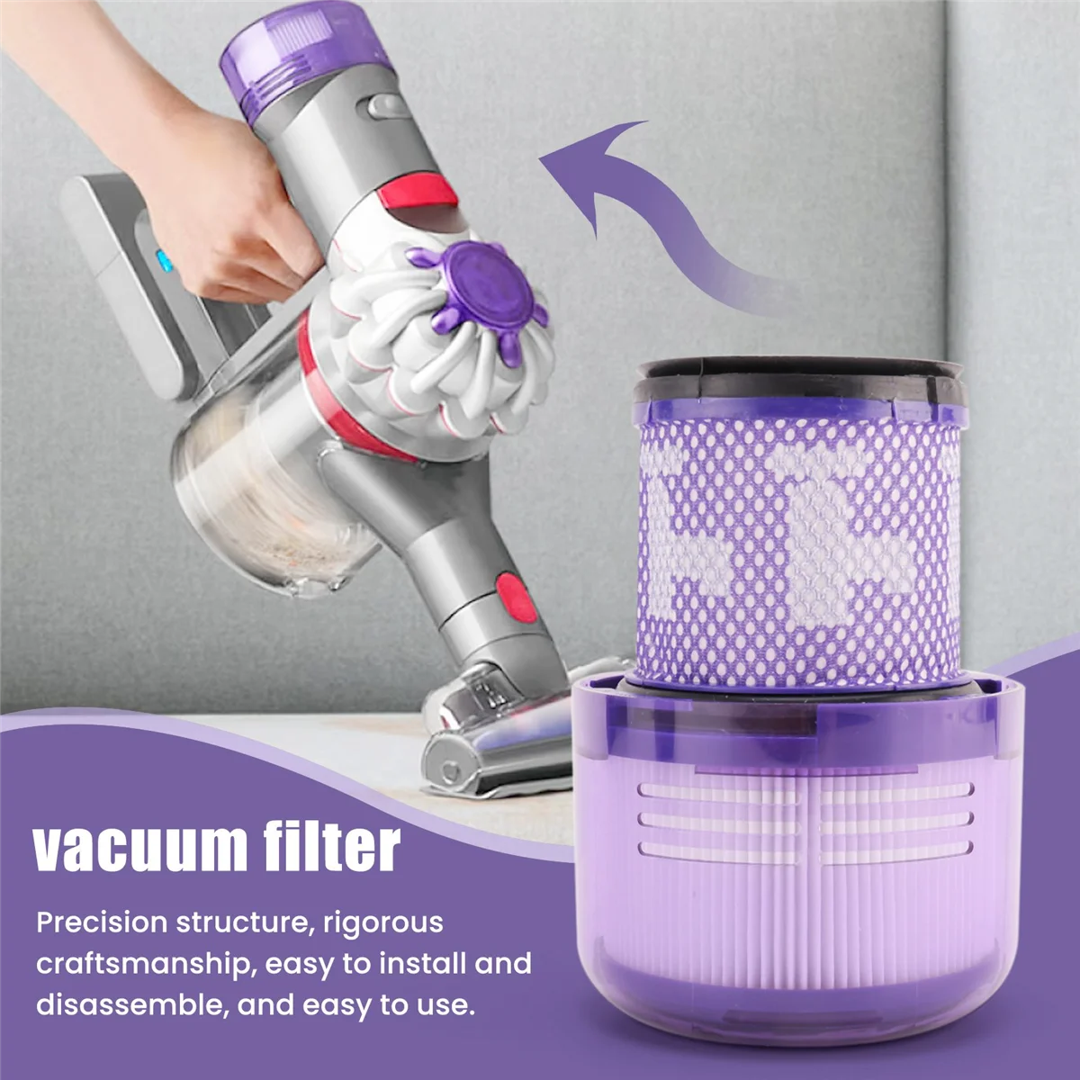 A64E, 2 упаковки фильтров для Dyson V11 V15 SV14 SV22, моющиеся сменные фильтры, запасные части DY- 970013 -02 & 97001302
A64E, 2 упаковки фильтров для Dyson V11 V15 SV14 SV22, моющиеся сменные фильтры, запасные части DY- 970013 -02 & 97001302