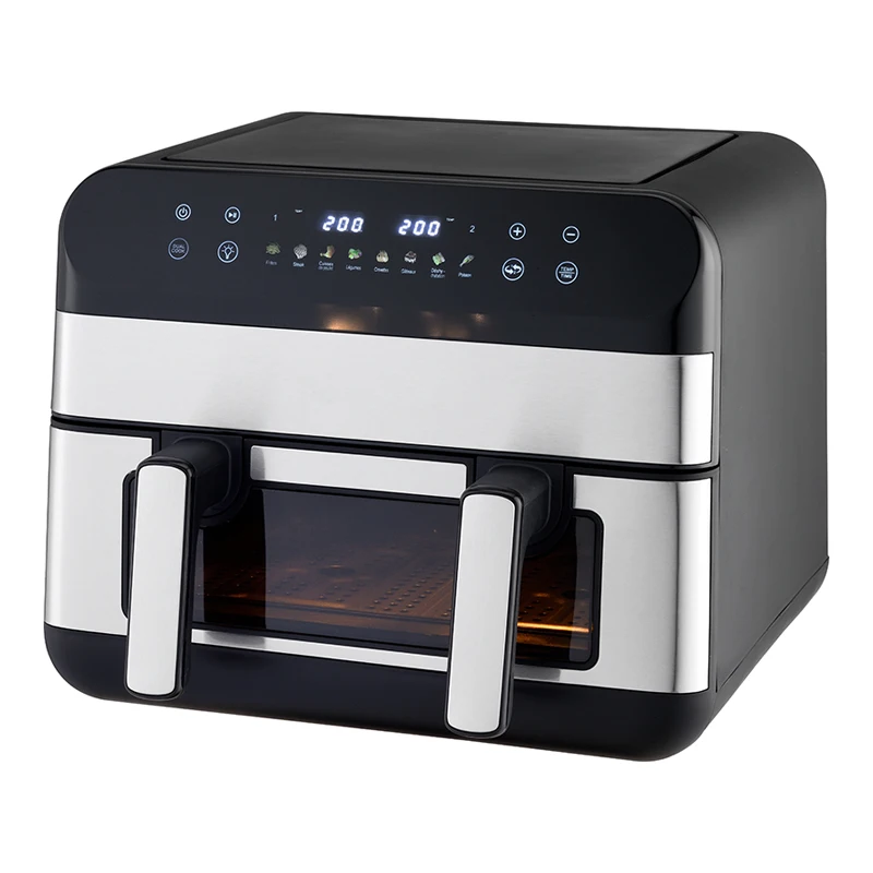 New Items Air Fryer Household Dual Baskets Air Fryer Smart Digital Control 8 Preset Menu 10L Air Fryer
New Items Air Fryer Household Dual Baskets Air Fryer Smart Digital Control 8 Preset Menu 10L Air Fryer