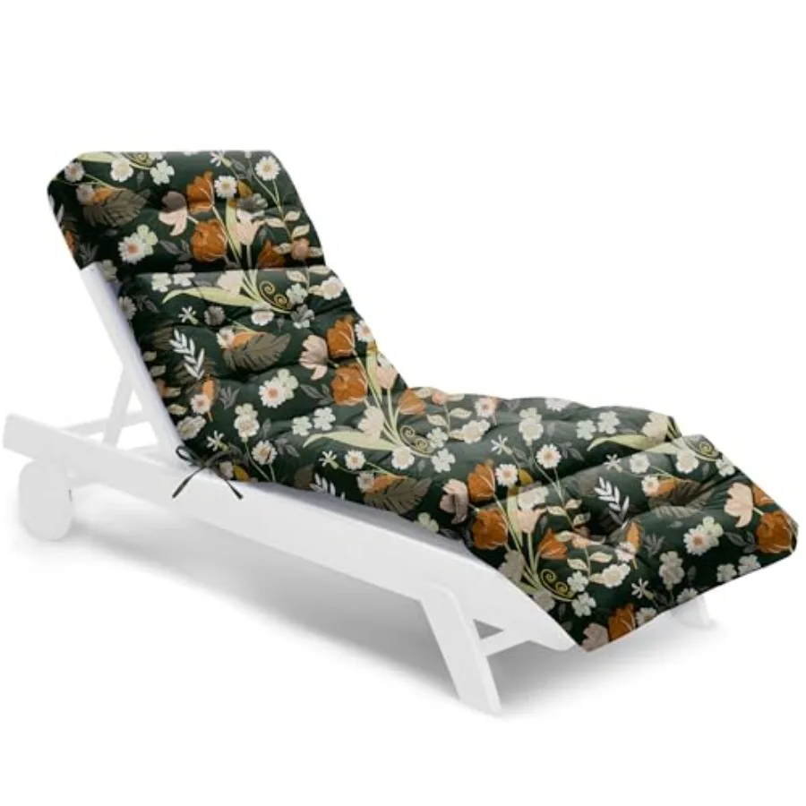 Outdoor Chaise Lounge Chair Cushion Waterproof 74.4 x 22 x 4.7 Inch Memory Foam Lounge Chair Cushions for Outdoor Furniture wit
Outdoor Chaise Lounge Chair Cushion Waterproof 74.4 x 22 x 4.7 Inch Memory Foam Lounge Chair Cushions for Outdoor Furniture wit