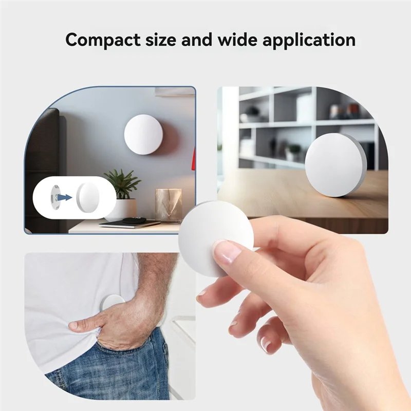 Кнопка ABSQ-Tuya Zigbee, интеллектуальный переключатель сцен, поддержка нескольких сцен, работающая со сценариями приложения Smart Life
Кнопка ABSQ-Tuya Zigbee, интеллектуальный переключатель сцен, поддержка нескольких сцен, работающая со сценариями приложения Smart Life
