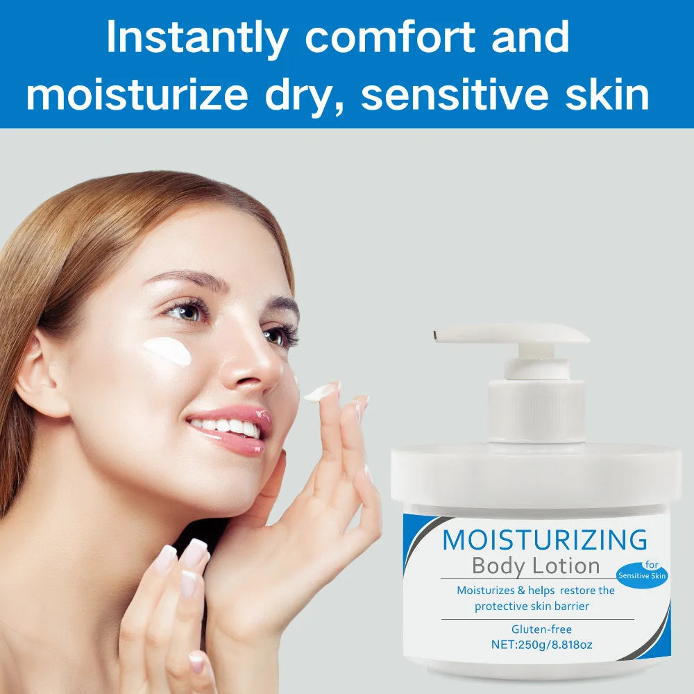 Body Lotion Moisturizing and hydrating Body Lotion, containing collagen and vitamin E, deeply moisturizes the body skin 250g
Body Lotion Moisturizing and hydrating Body Lotion, containing collagen and vitamin E, deeply moisturizes the body skin 250g