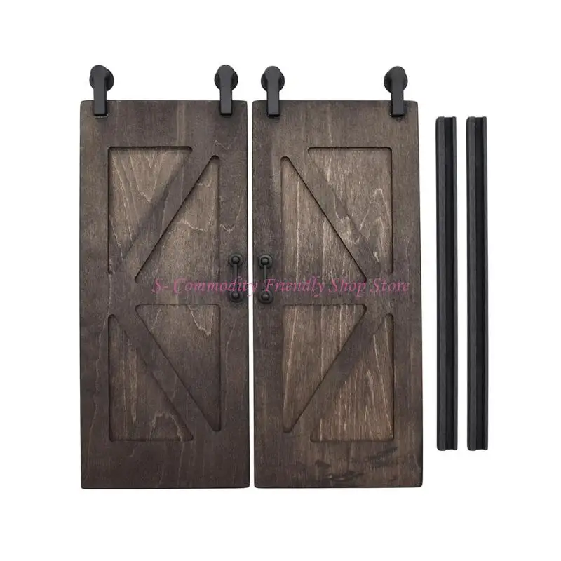 85AE 1:12 Scale Vintage Sliding Barn Door Model With Hinges For DIY Dollhouses Bathroom Scene Setup
85AE 1:12 Scale Vintage Sliding Barn Door Model With Hinges For DIY Dollhouses Bathroom Scene Setup