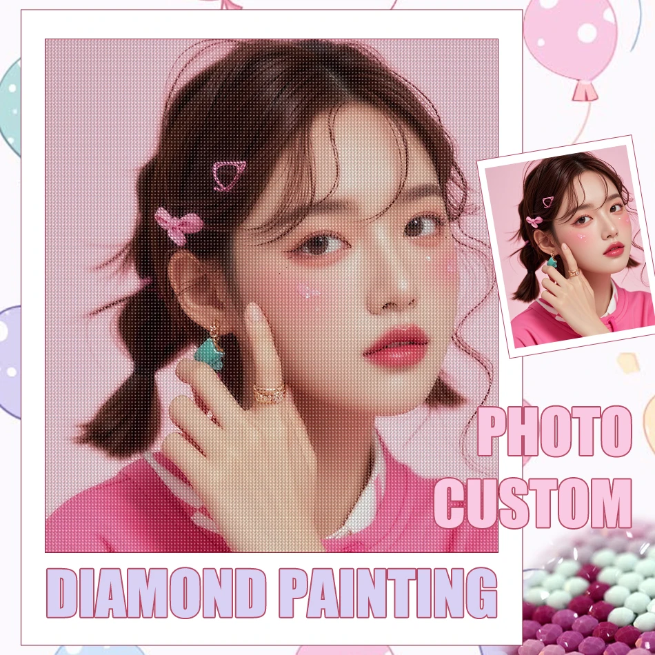 Photo Custom 5D DIY Diamond Art Painting Kit Personalized Photo Picture Full Square/Round Diamond Embroidery Wall Art Home Decor
Photo Custom 5D DIY Diamond Art Painting Kit Personalized Photo Picture Full Square/Round Diamond Embroidery Wall Art Home Decor