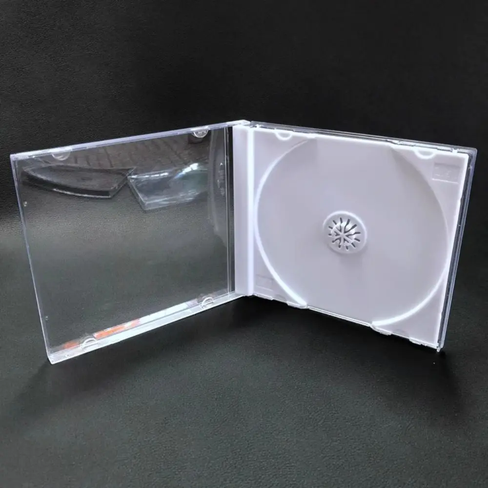 Translucency CD Protective Case Anti-scratch Dust Protection Disc CD Box Empty Standard Single Disc Storage Package Case