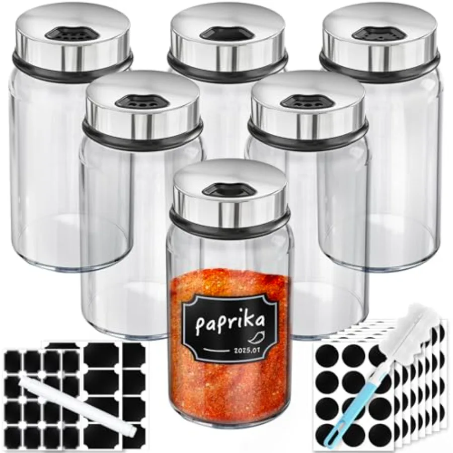 Glass Spice Jars with Shaker Lid, Pack oz Empty Spice Jar with Labels, Seasoning Containers Spices Bottles Set with Stickers, C
Glass Spice Jars with Shaker Lid, Pack oz Empty Spice Jar with Labels, Seasoning Containers Spices Bottles Set with Stickers, C
