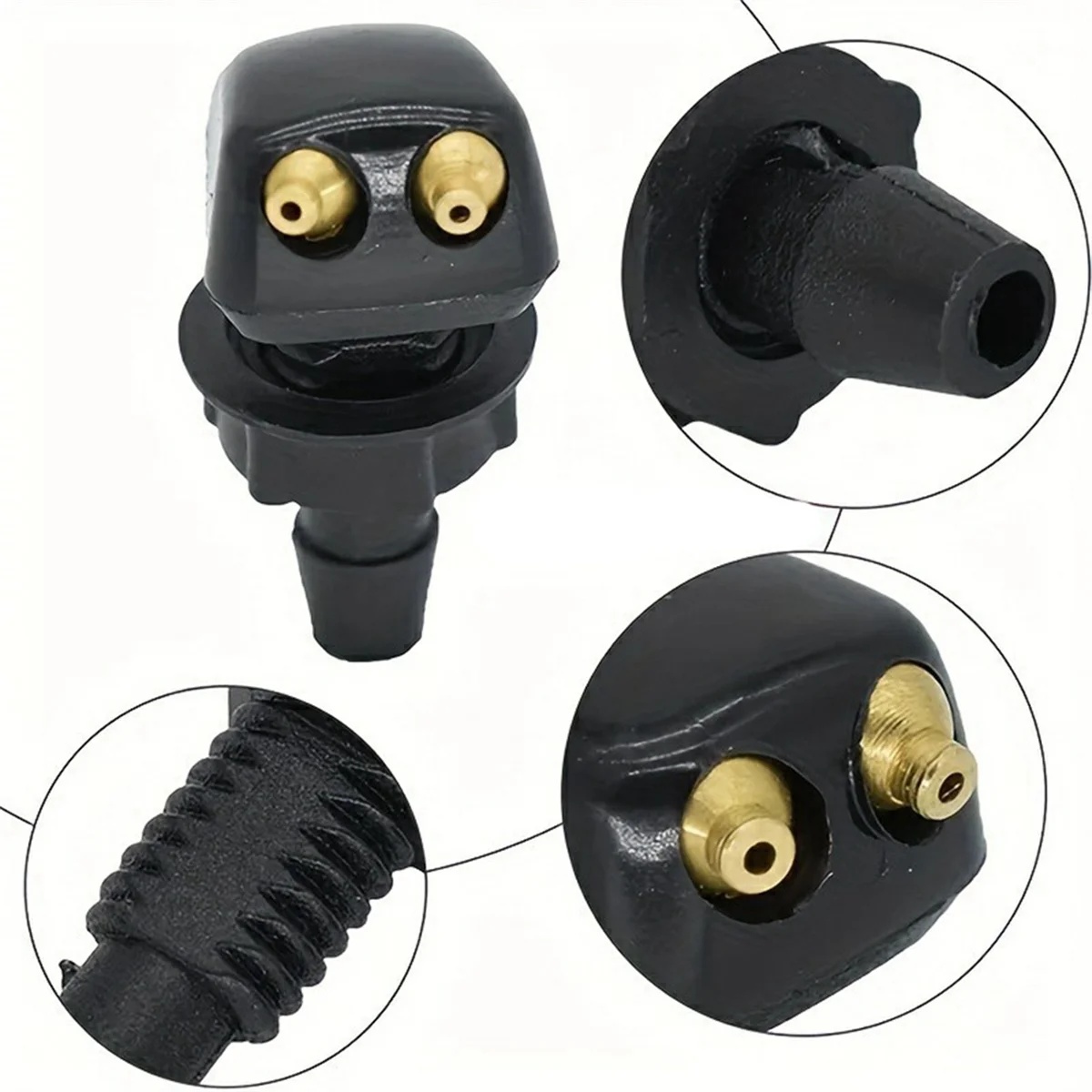 Efficient convenientCar Front Windshield Universal Washer Wiper Water Spray Nozzle with Install Buckle excellent quality
Efficient convenientCar Front Windshield Universal Washer Wiper Water Spray Nozzle with Install Buckle excellent quality