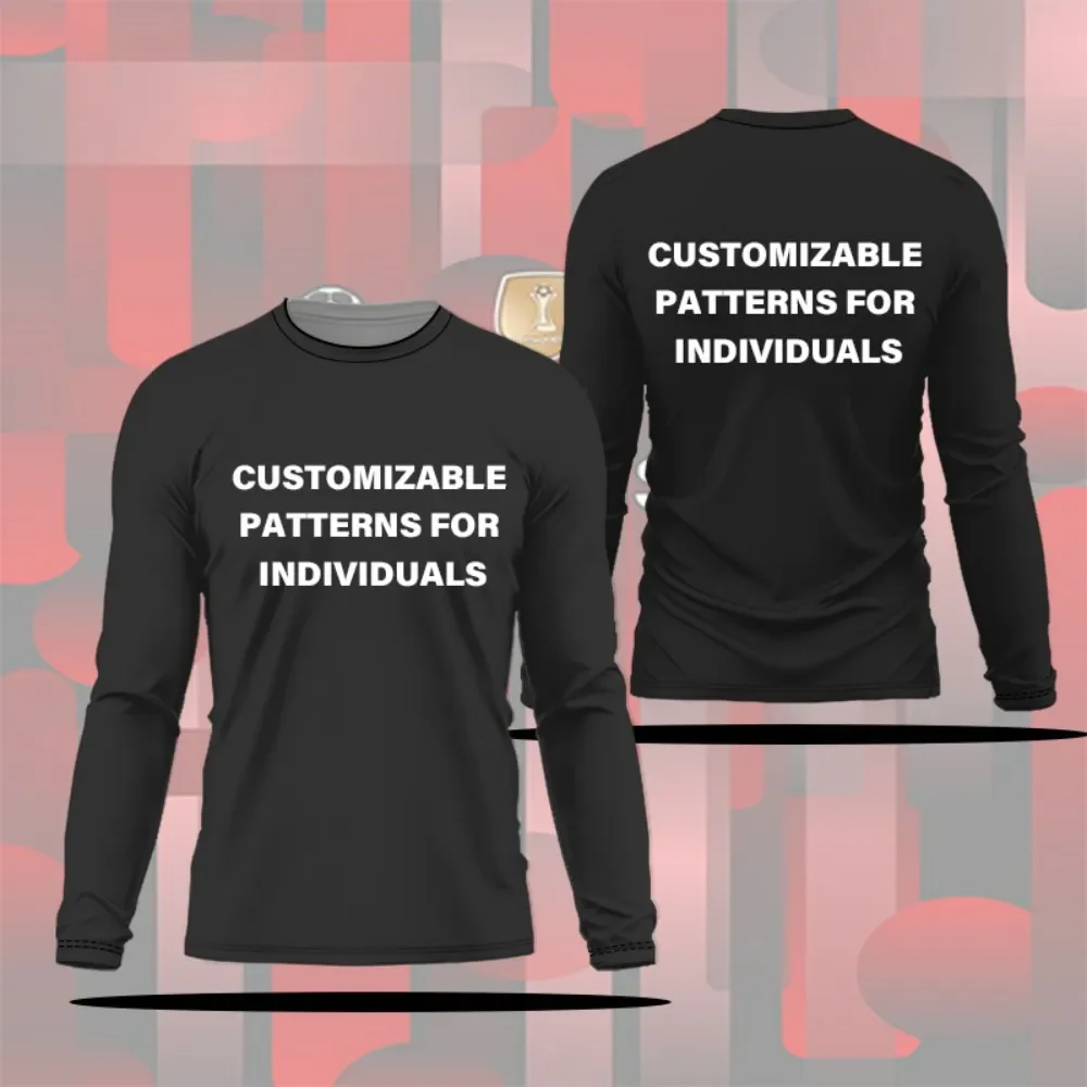 Support personalized unique design customized pattern size M-4XL unisex top comfortable casual round neck long sleeved t-shirt
Support personalized unique design customized pattern size M-4XL unisex top comfortable casual round neck long sleeved t-shirt