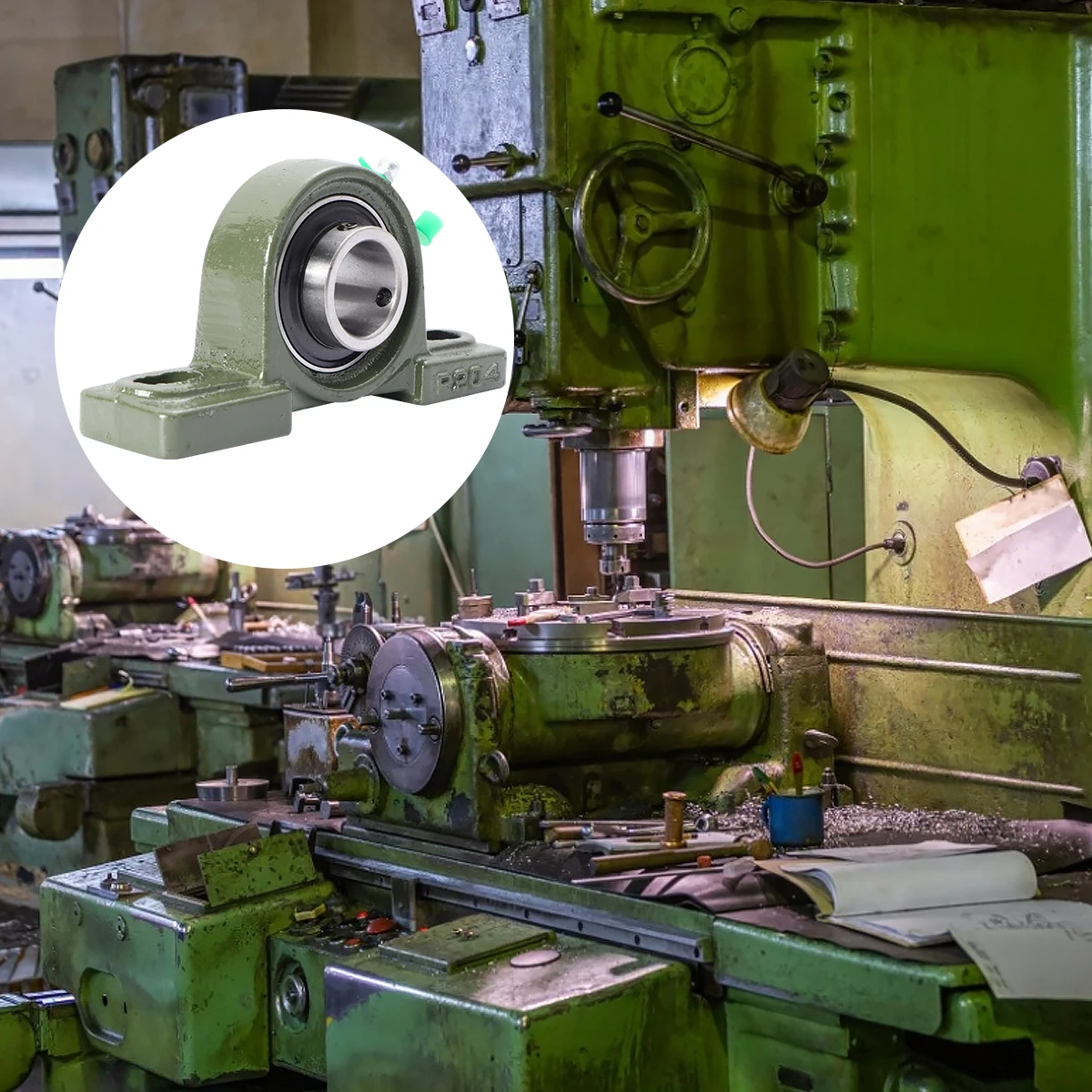 2 Pcs Outer Spherical Bearing Low Noise Vertical Heavy Axial Load Self lubricating Self aligning Pillow Block Bearings 
2 Pcs Outer Spherical Bearing Low Noise Vertical Heavy Axial Load Self lubricating Self aligning Pillow Block Bearings