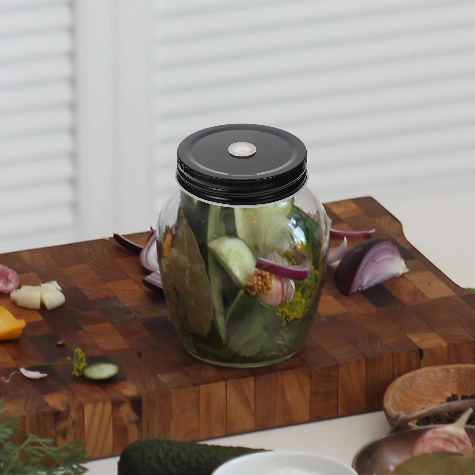 10Sets Mason Jar Lids Straw Hole Design Leakproof Sealing Covers Reusable Wide Mouth Canning Lid Replacement for Home
10Sets Mason Jar Lids Straw Hole Design Leakproof Sealing Covers Reusable Wide Mouth Canning Lid Replacement for Home