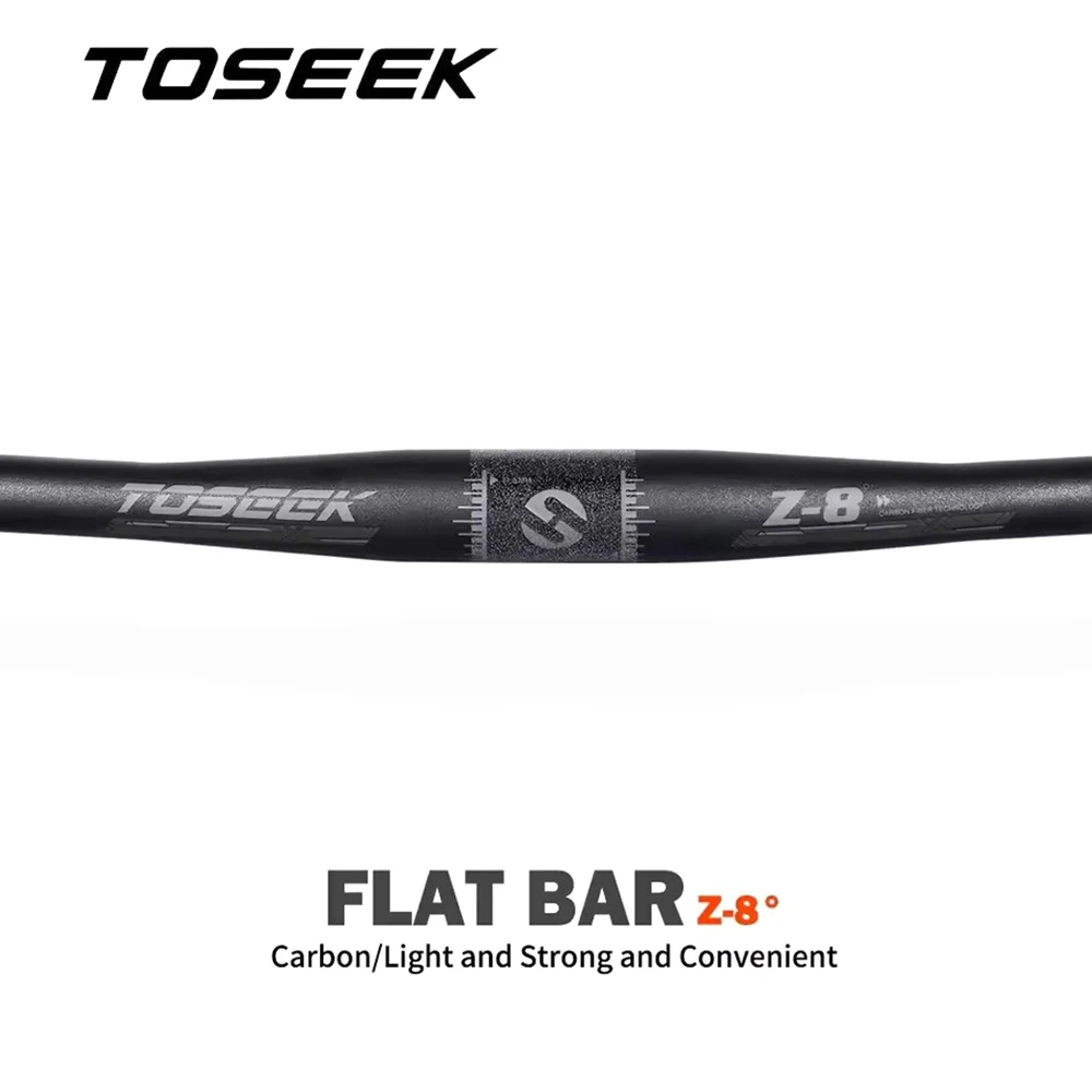 TOSEEK T800 Carbon Fiber Handlebar MTB Bike XC Handlebars 31.8mm Lean Back 8 Degrees Flat Handle Bar Width 600mm-780mm
TOSEEK T800 Carbon Fiber Handlebar MTB Bike XC Handlebars 31.8mm Lean Back 8 Degrees Flat Handle Bar Width 600mm-780mm