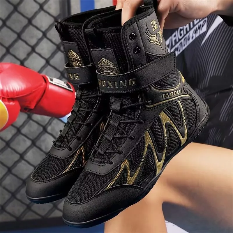 Designer Brand Wrestling Shoes Mesh Breathable Boxing Shoes Top Quality Fighting Shoes Men High Top Gym Training Shoe For Men
Designer Brand Wrestling Shoes Mesh Breathable Boxing Shoes Top Quality Fighting Shoes Men High Top Gym Training Shoe For Men