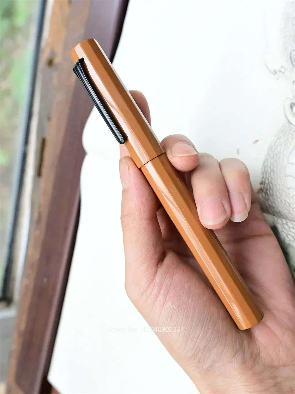 Набор без пера, ручная работа, из твердой резины Cumberland, двенадцатигранный, для перьевых ручек Pilot 743/845, Sailor 21K Platinum 3776, BOCK/Schmid
Набор без пера, ручная работа, из твердой резины Cumberland, двенадцатигранный, для перьевых ручек Pilot 743/845, Sailor 21K Platinum 3776, BOCK/Schmid