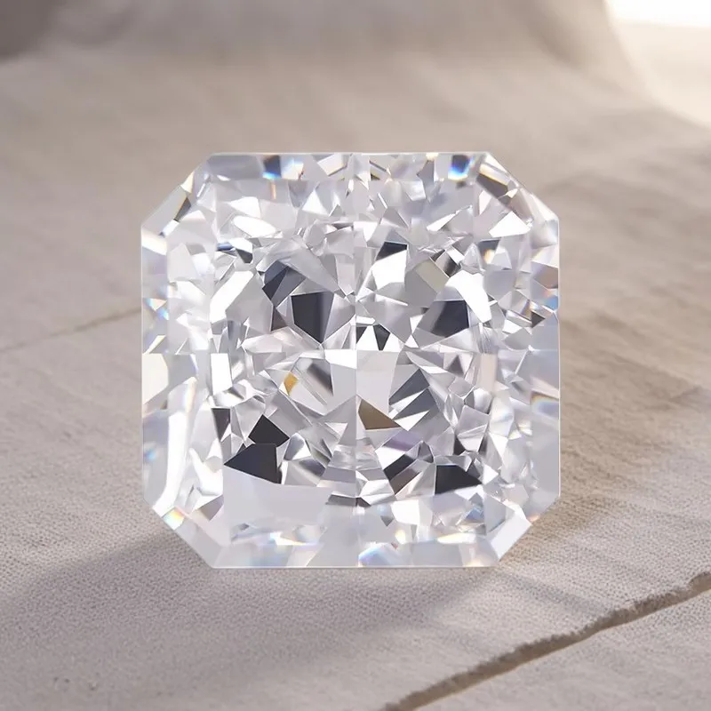 Wholesale Cubic Zirconia Crushed Ice Cut No Certificate Asscher Shape White Color Charms Beads for Diy Jewelry Making Materials
Wholesale Cubic Zirconia Crushed Ice Cut No Certificate Asscher Shape White Color Charms Beads for Diy Jewelry Making Materials