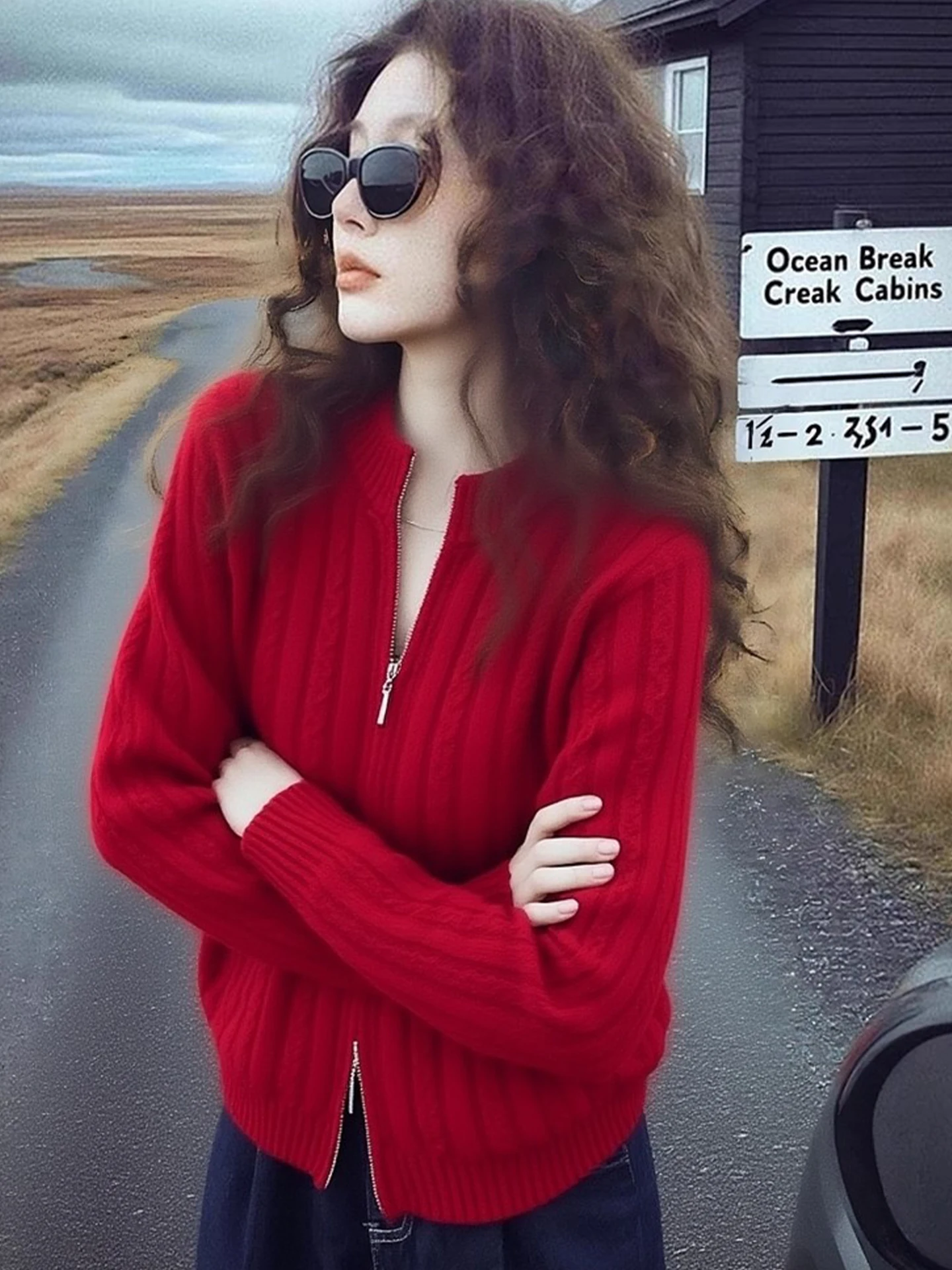 Red Knitted Long Sleeve Sweater Double Zipper Elegant Style Winter Fashion Cardigan Soft Fabric Ladies Premium Quality Top
Red Knitted Long Sleeve Sweater Double Zipper Elegant Style Winter Fashion Cardigan Soft Fabric Ladies Premium Quality Top