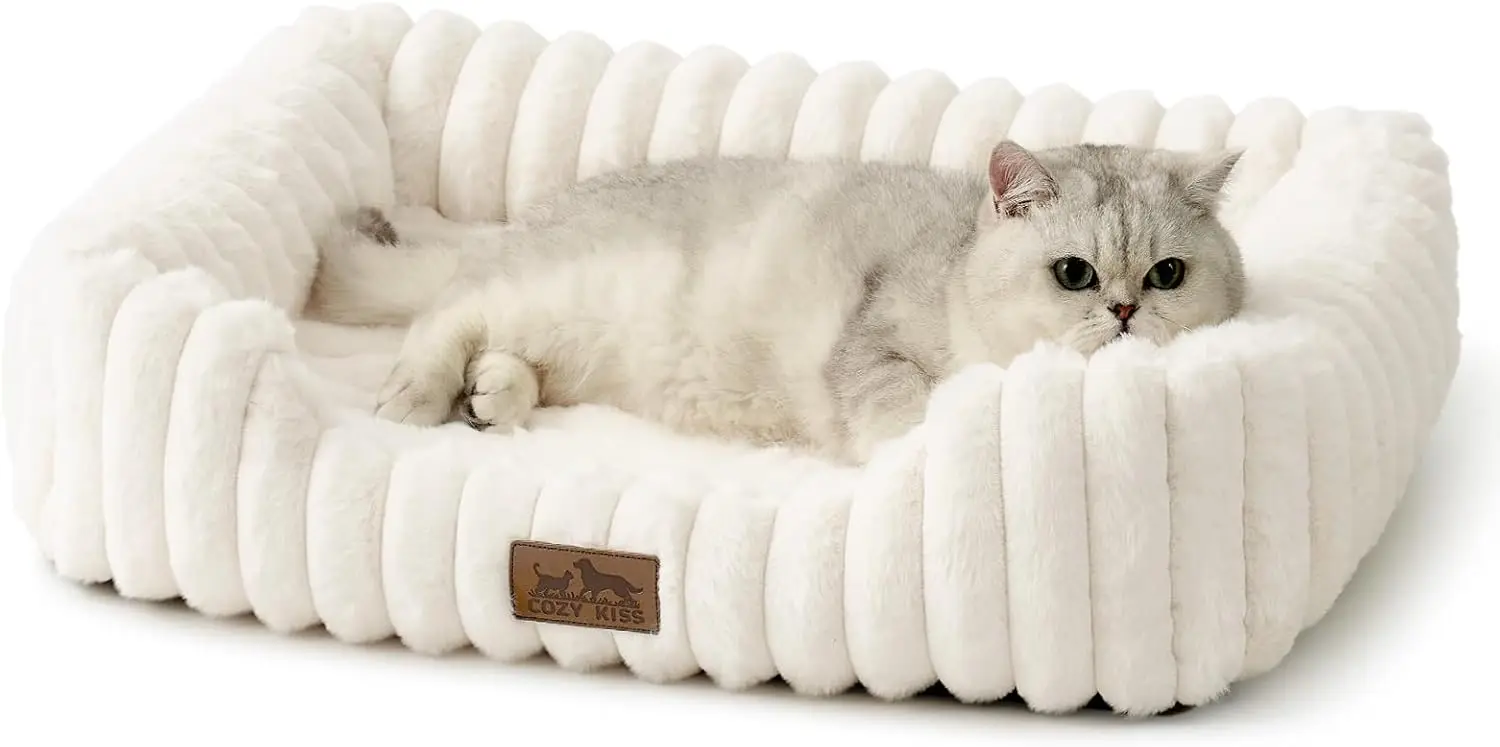 Orthopedic Dog Bed for Small Dogs & Cats - Washable Rectangle Pet Bed with Anti-Slip Bottom, Soft Calming Cat & Puppy Be
Orthopedic Dog Bed for Small Dogs & Cats - Washable Rectangle Pet Bed with Anti-Slip Bottom, Soft Calming Cat & Puppy Be