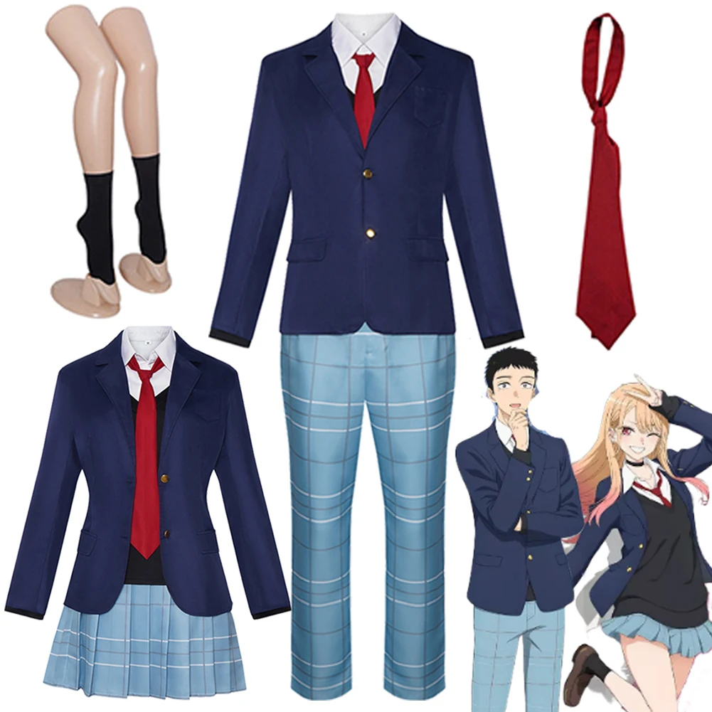 Fancy Dress My Darling of Dress Up Kitagawa Marin Wakana Gojo Cosplay For Women School Uniform Anime Costume Man Woman Outfits
Fancy Dress My Darling of Dress Up Kitagawa Marin Wakana Gojo Cosplay For Women School Uniform Anime Costume Man Woman Outfits