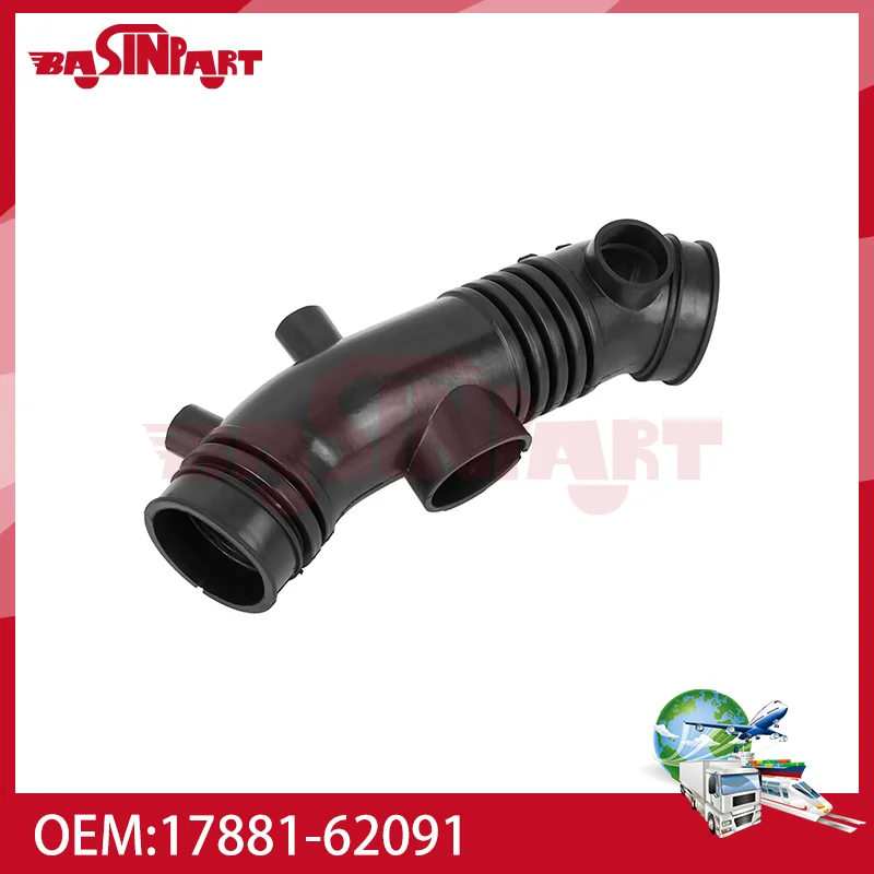 Basinpart New Engine Air Intake Hose For Toyota 4Runner 1996-1998 3.4L V6 5VZFE OE 17881-62091 Direct Replacement Auto Parts
Basinpart New Engine Air Intake Hose For Toyota 4Runner 1996-1998 3.4L V6 5VZFE OE 17881-62091 Direct Replacement Auto Parts