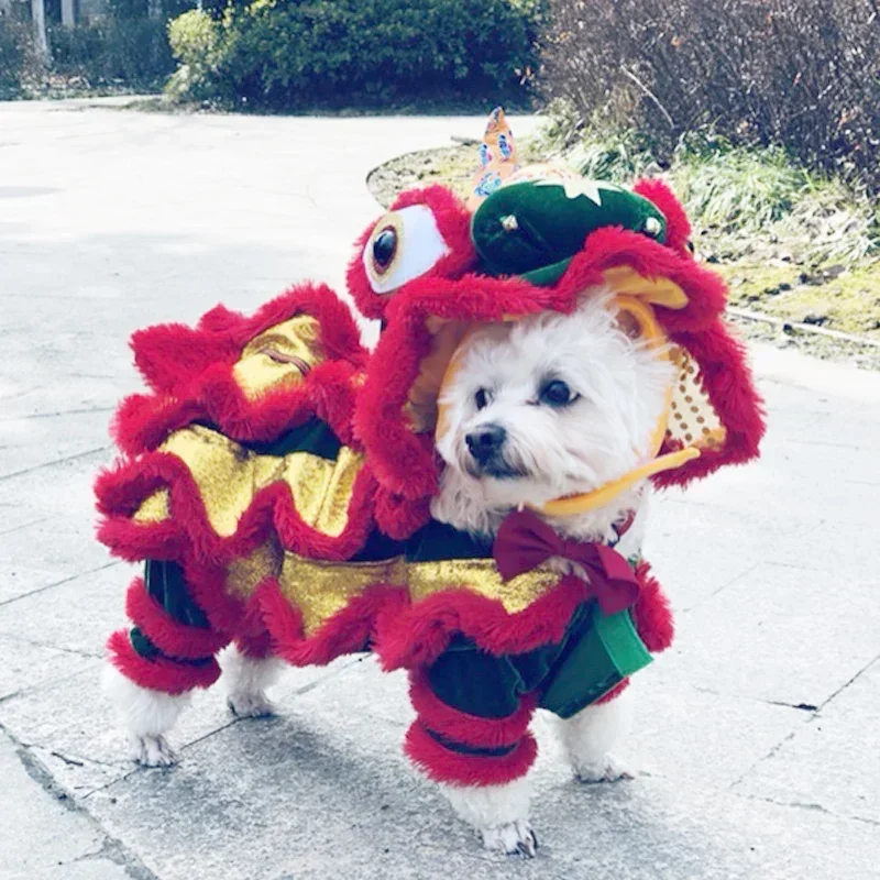 Xingshi potwór Nian Pet Kitty lew ubrania do tańca zima nowy rok pies wiosną i jesienią ubrania zima kot i kot
Xingshi potwór Nian Pet Kitty lew ubrania do tańca zima nowy rok pies wiosną i jesienią ubrania zima kot i kot