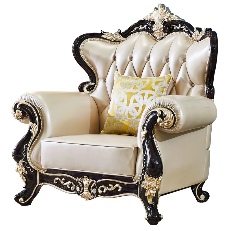 *Villa American style large living room with cowhide solid wood double-sided carved U-shaped sofa on the first floor
*Villa American style large living room with cowhide solid wood double-sided carved U-shaped sofa on the first floor