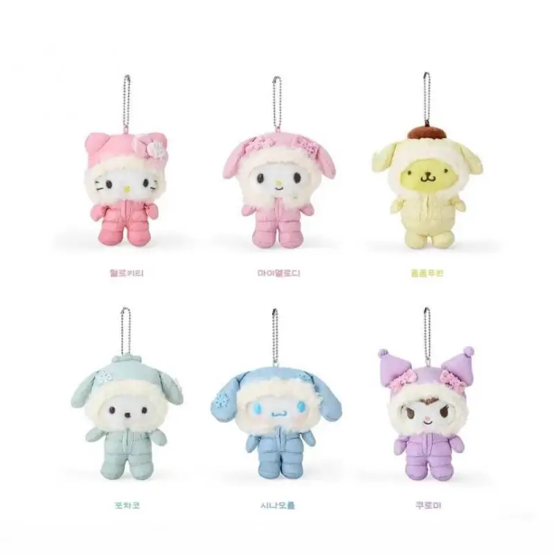 10cm Cute Sanrio Down jacket Series Kuromi My Melody Cinnamoroll Hello Kitty Pochacco Plush Doll Keychain Bag Pendant Toy Gift
10cm Cute Sanrio Down jacket Series Kuromi My Melody Cinnamoroll Hello Kitty Pochacco Plush Doll Keychain Bag Pendant Toy Gift