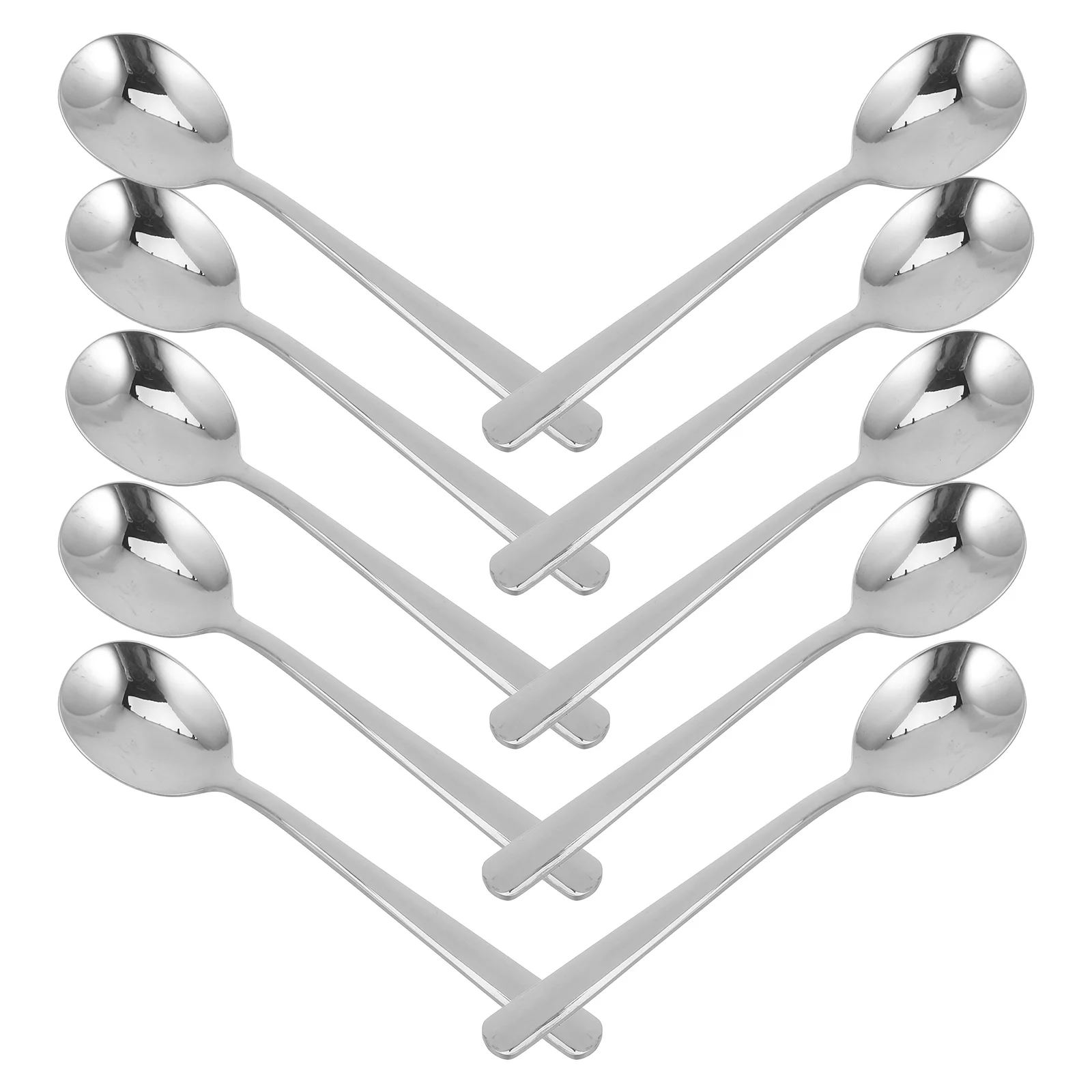 12Pcs Stainless Steel Spoons Elongated Handles Thickened Weighted for Coffee Tea Soup Dessert Stirring Small Spoons Mini
12Pcs Stainless Steel Spoons Elongated Handles Thickened Weighted for Coffee Tea Soup Dessert Stirring Small Spoons Mini