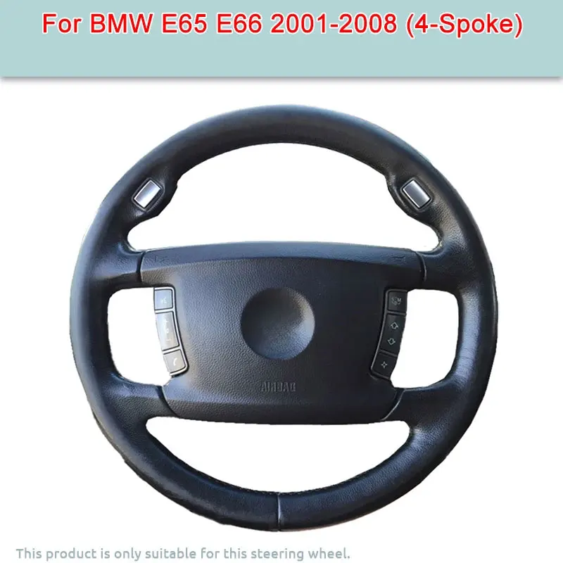 DIY Car Steering Wheel Cover For BMW E65 E66 2001 2002 2003 2004-2008 (4-Spoke) Artificial Leather Cover Steering Wheel Black
DIY Car Steering Wheel Cover For BMW E65 E66 2001 2002 2003 2004-2008 (4-Spoke) Artificial Leather Cover Steering Wheel Black