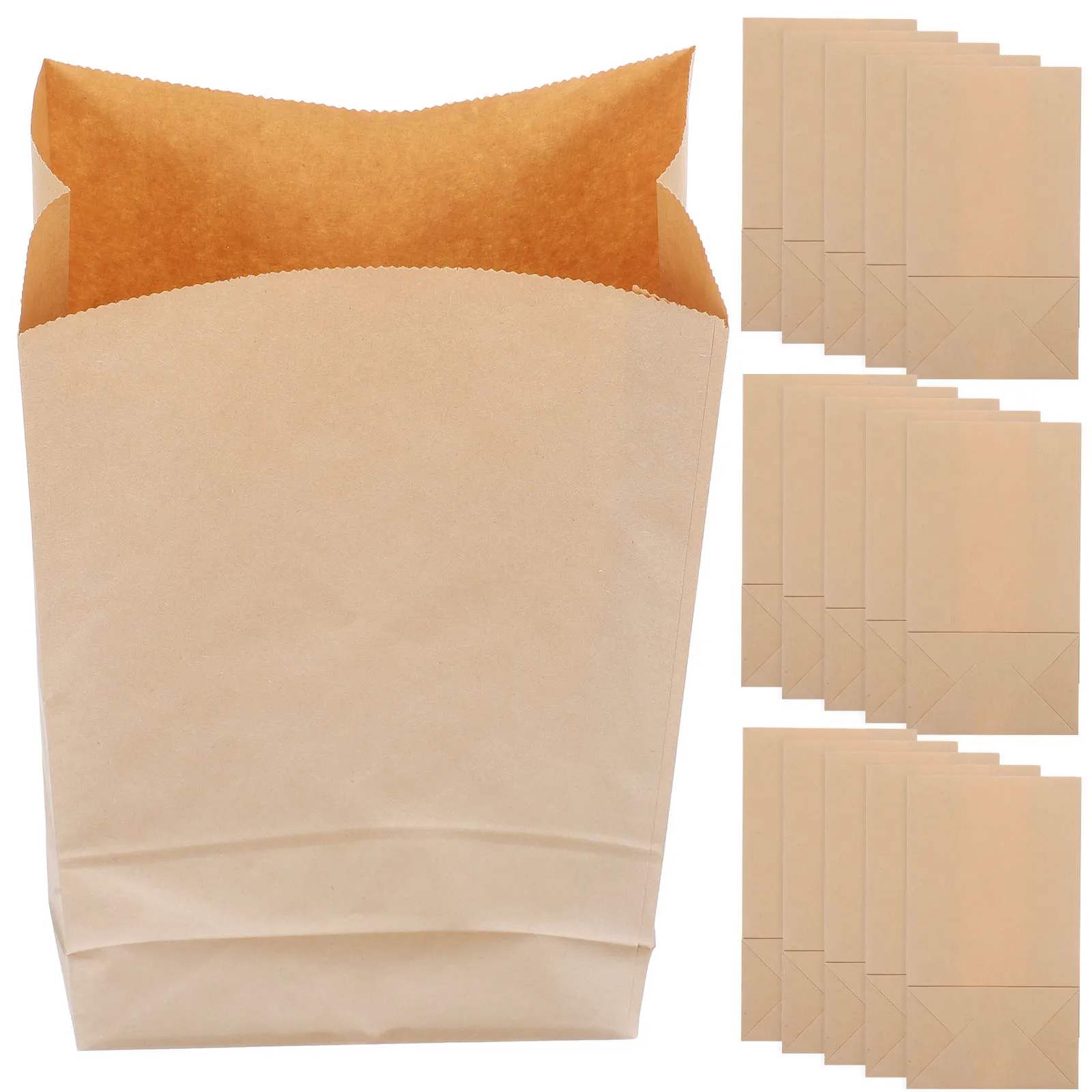 20 Pcs Kraft Paper Bags for Fruit Vegetable Storage Reusable Grocery Snack Holder Large Capacity Foldable Kitchen Sundries
20 Pcs Kraft Paper Bags for Fruit Vegetable Storage Reusable Grocery Snack Holder Large Capacity Foldable Kitchen Sundries