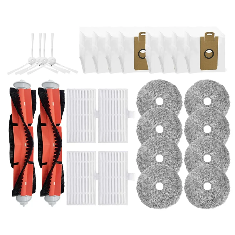A23F-For Inic IX10 Replacement Main Side Brush HEPA Filter Mop Pads Dust Bags Spare Parts Accessories
A23F-For Inic IX10 Replacement Main Side Brush HEPA Filter Mop Pads Dust Bags Spare Parts Accessories