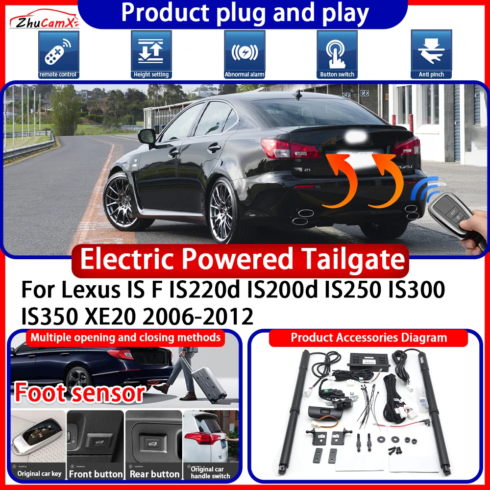 Powered Tailgate for Lexus IS F IS220d IS200d IS250 IS300 IS350 XE20 2006-2012 anti pinch Smart Intelligent Trunk Control Gate
Powered Tailgate for Lexus IS F IS220d IS200d IS250 IS300 IS350 XE20 2006-2012 anti pinch Smart Intelligent Trunk Control Gate