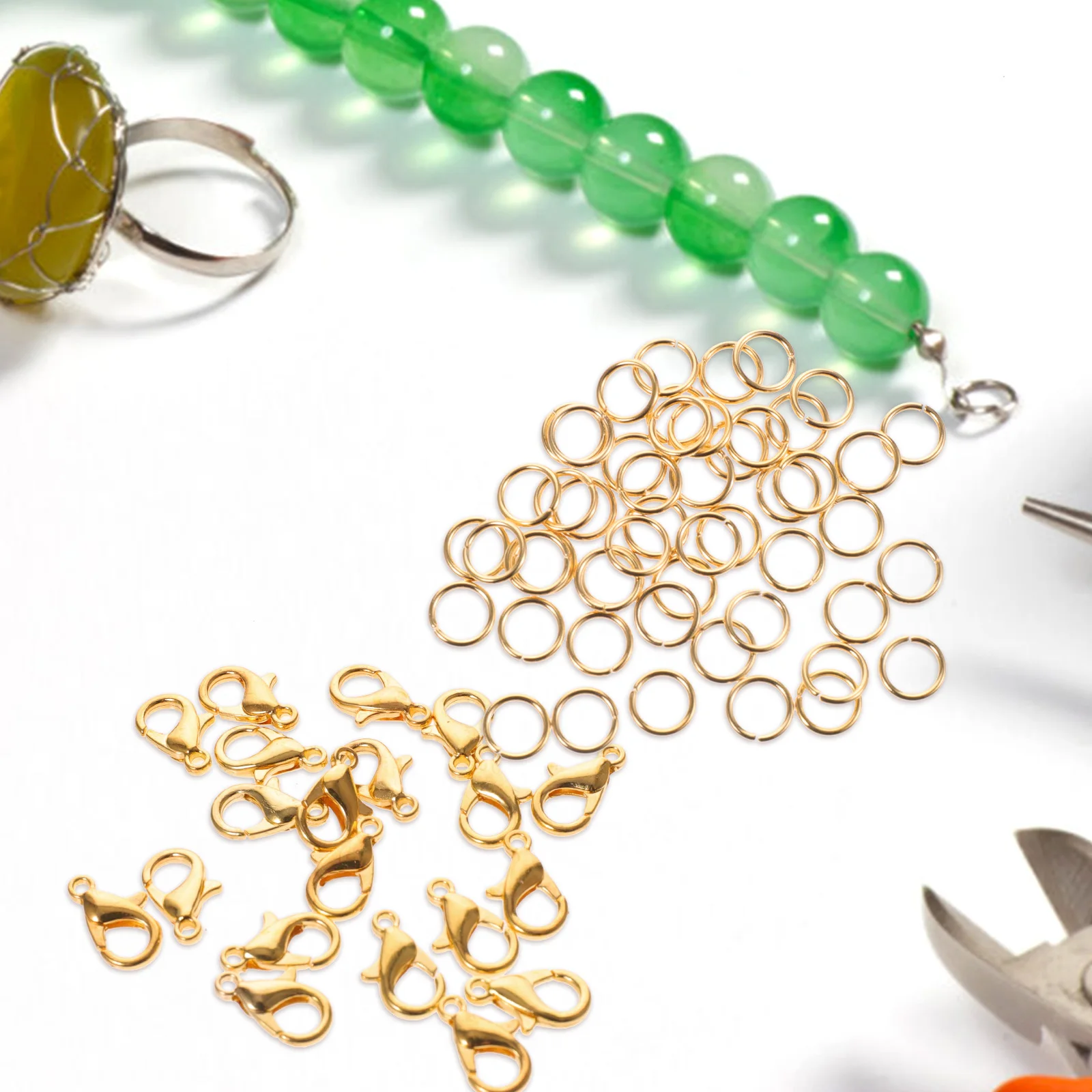 Jewelry Making Kit Necklace Bracelet DIY Supplies Metal Alloy Plastic Materials Long Lasting Reliable Parts Accessories Tools
Jewelry Making Kit Necklace Bracelet DIY Supplies Metal Alloy Plastic Materials Long Lasting Reliable Parts Accessories Tools