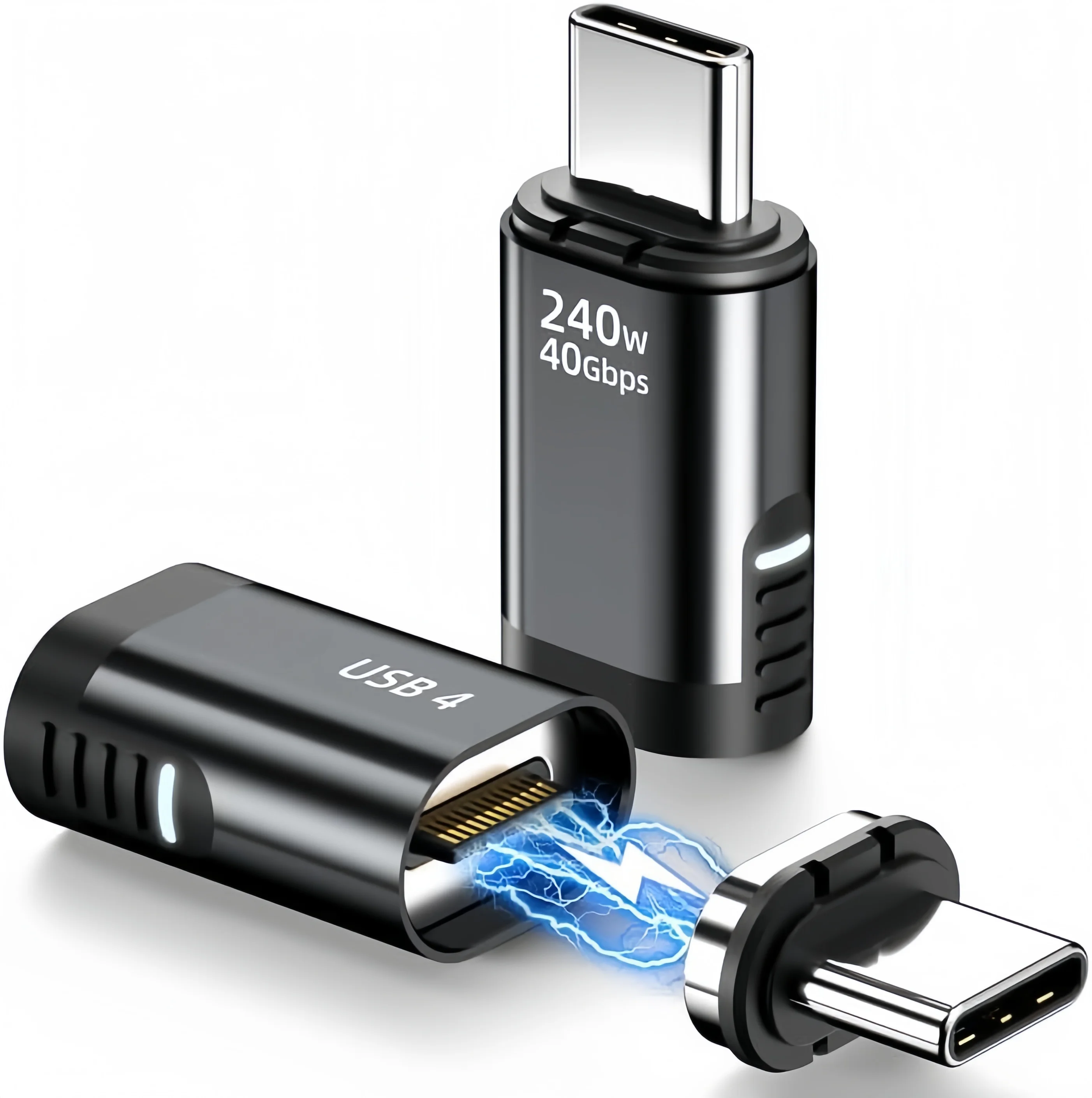 10 шт. ультратонкий магнитный адаптер USB-C мощностью 240 Вт с USB 4 40 Гбит/с и 8K 60 Гц, совместимый с IPhone 15/16 серий и многое другое. 
10 шт. ультратонкий магнитный адаптер USB-C мощностью 240 Вт с USB 4 40 Гбит/с и 8K 60 Гц, совместимый с IPhone 15/16 серий и многое другое.