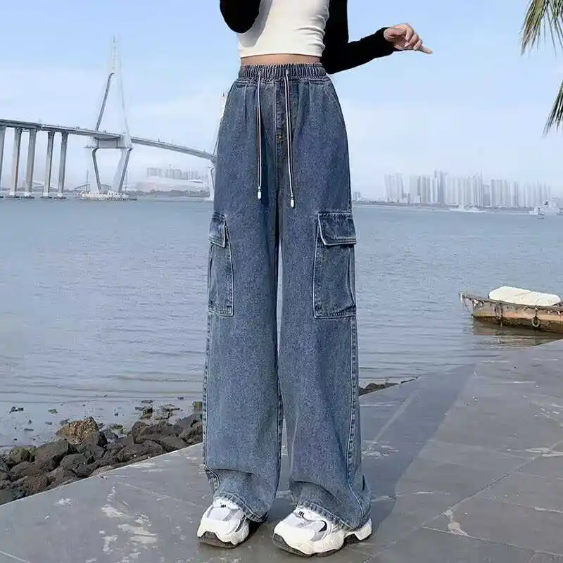 Y2K женские синие джинсы узкие тонкие эластичные эластичные удобные брюки из мягкой хлопчатобумажной ткани джинсовая модная женская одежда
Y2K женские синие джинсы узкие тонкие эластичные эластичные удобные брюки из мягкой хлопчатобумажной ткани джинсовая модная женская одежда