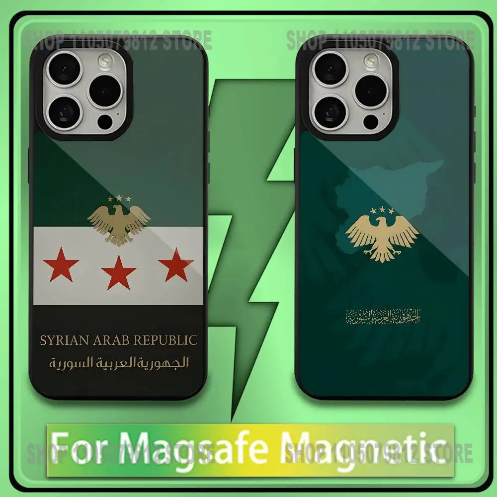 Ahmed al-Sharaa Syria Flag Phone Case For iPhone17,16,15,14,13,12,11,Plus,Pro,Max,Mini Soft Magesafe Magnetic Wireless Charge
Ahmed al-Sharaa Syria Flag Phone Case For iPhone17,16,15,14,13,12,11,Plus,Pro,Max,Mini Soft Magesafe Magnetic Wireless Charge