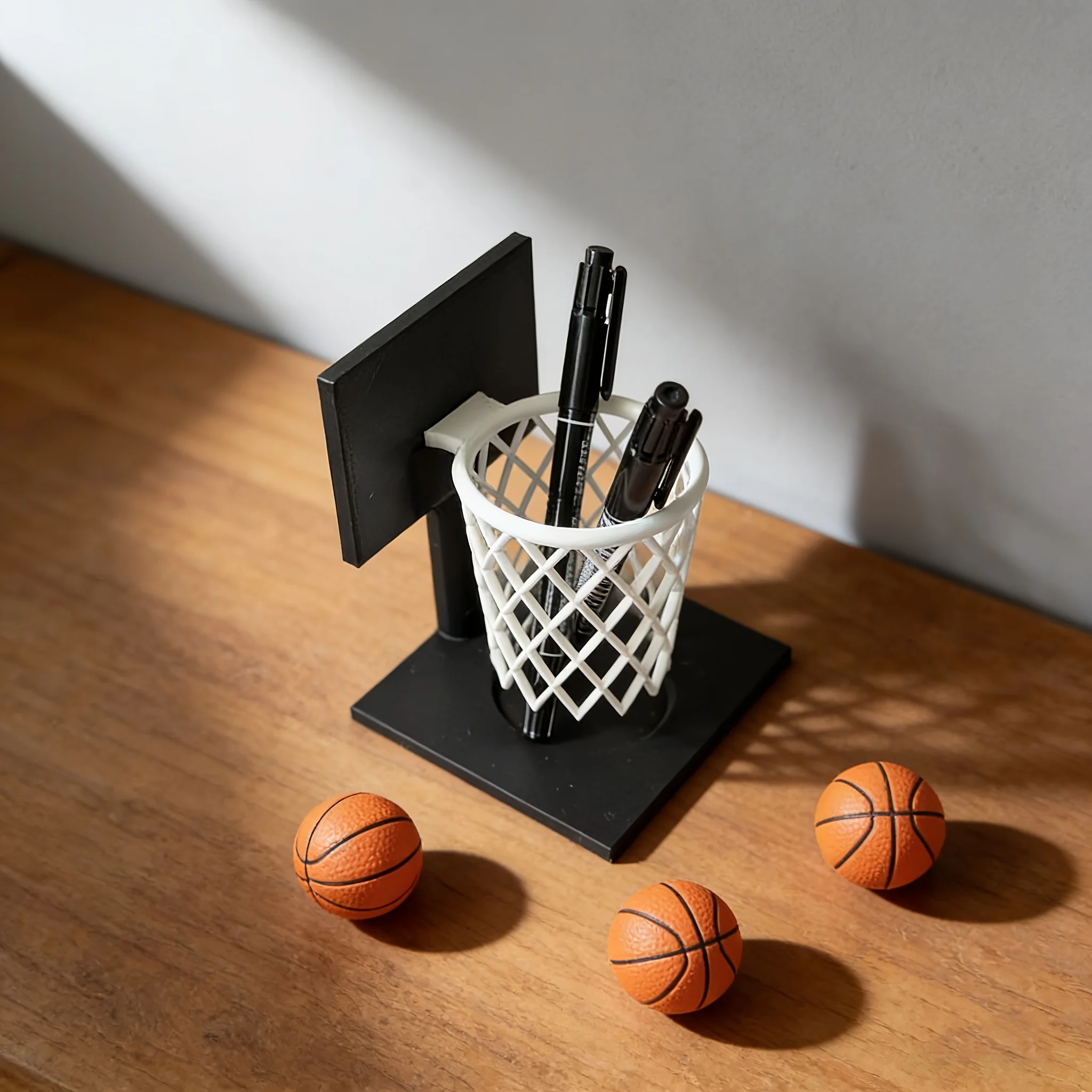 Creative Basketball Hoop Pen Holder Stationery Organizer Pencil Stand Makeup Brush Storage Box Desk Decor School Office Supplies
Creative Basketball Hoop Pen Holder Stationery Organizer Pencil Stand Makeup Brush Storage Box Desk Decor School Office Supplies