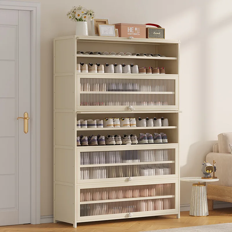 One piece of shoe cabinet multi-layer simple shoe rack at the door of the household large-capacity storage artifact
One piece of shoe cabinet multi-layer simple shoe rack at the door of the household large-capacity storage artifact