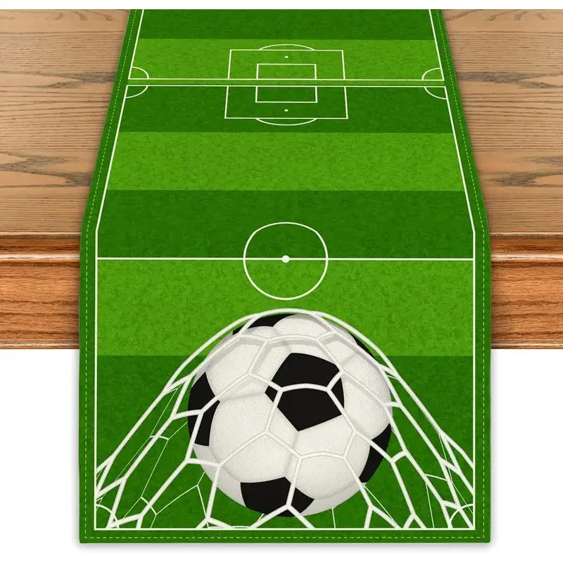 VIKAMA Football Pitch Table Flag Reusable Sports Football-Themed Restaurant Tablecloth Birthday Party Decoration
VIKAMA Football Pitch Table Flag Reusable Sports Football-Themed Restaurant Tablecloth Birthday Party Decoration