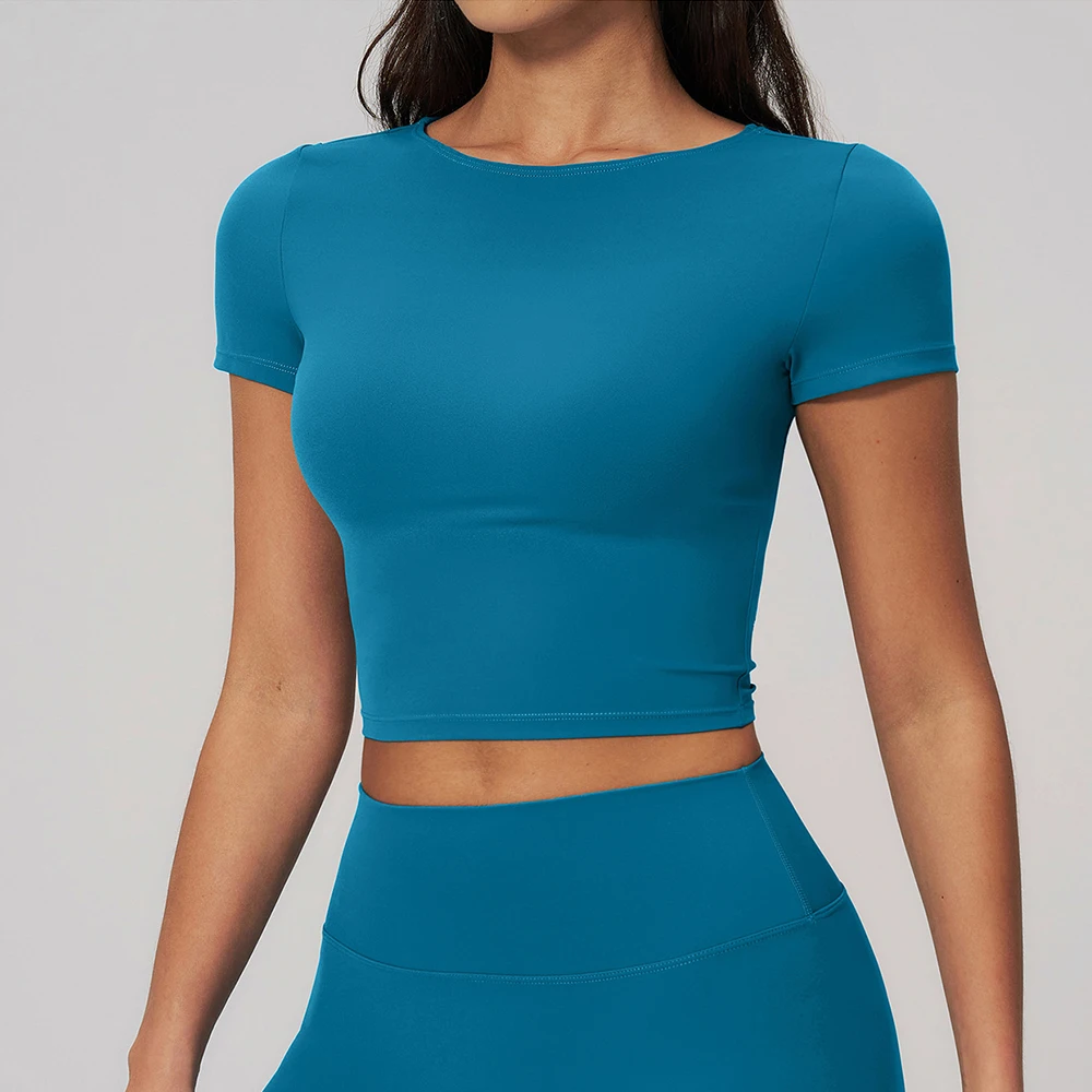 JUREN Summer Yoga Top Women Seamless Sport T Shirt Fitness Clothes Short Sleeve Yoga Shirt Gym Top Running Active Wear Sport Top
JUREN Summer Yoga Top Women Seamless Sport T Shirt Fitness Clothes Short Sleeve Yoga Shirt Gym Top Running Active Wear Sport Top