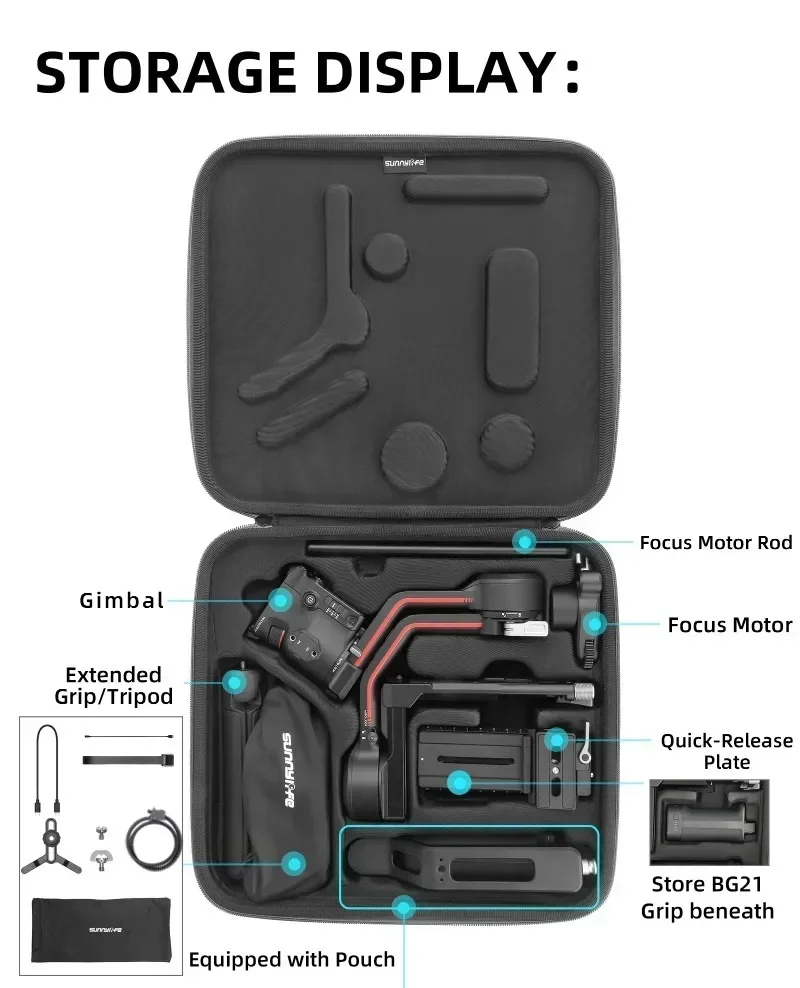 RO-B458 FOR DJI RS3 Set Storage Bag Suitcase Ronin Handheld Stabilizer Gimbal Protection Accessories RS3 Storage Bag
RO-B458 FOR DJI RS3 Set Storage Bag Suitcase Ronin Handheld Stabilizer Gimbal Protection Accessories RS3 Storage Bag