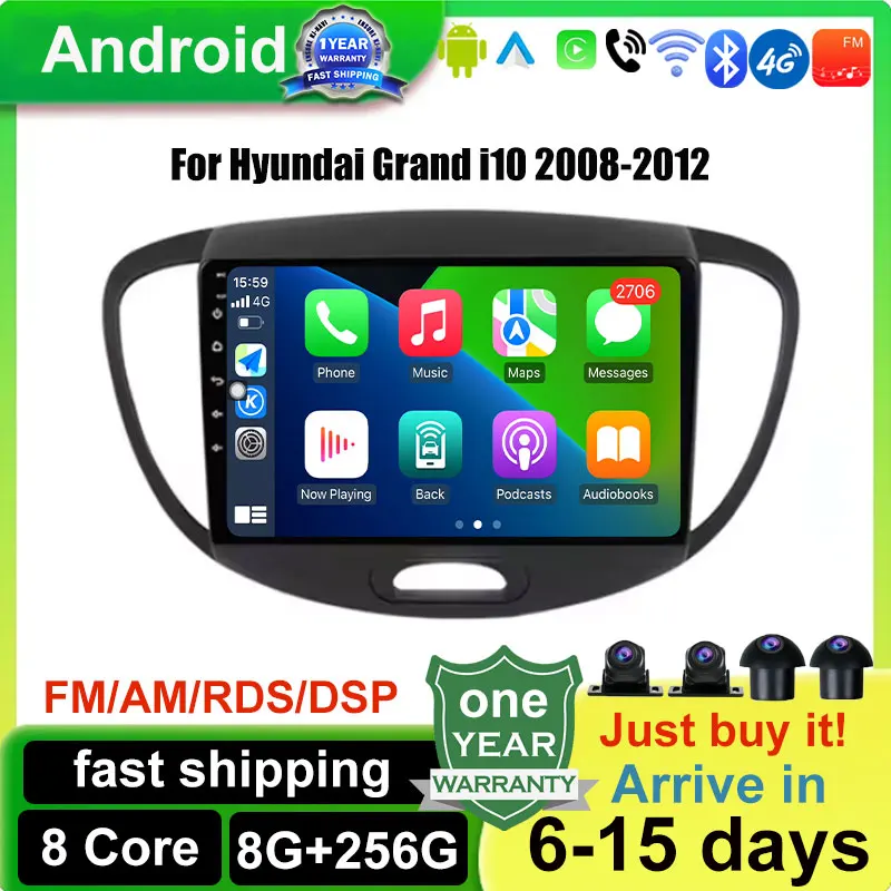 Android OS Car Radio 9-inches Screen Wireless Carplay Android Auto Multimidia Video Player Tools For Hyundai Grand i10 2007-2013
Android OS Car Radio 9-inches Screen Wireless Carplay Android Auto Multimidia Video Player Tools For Hyundai Grand i10 2007-2013