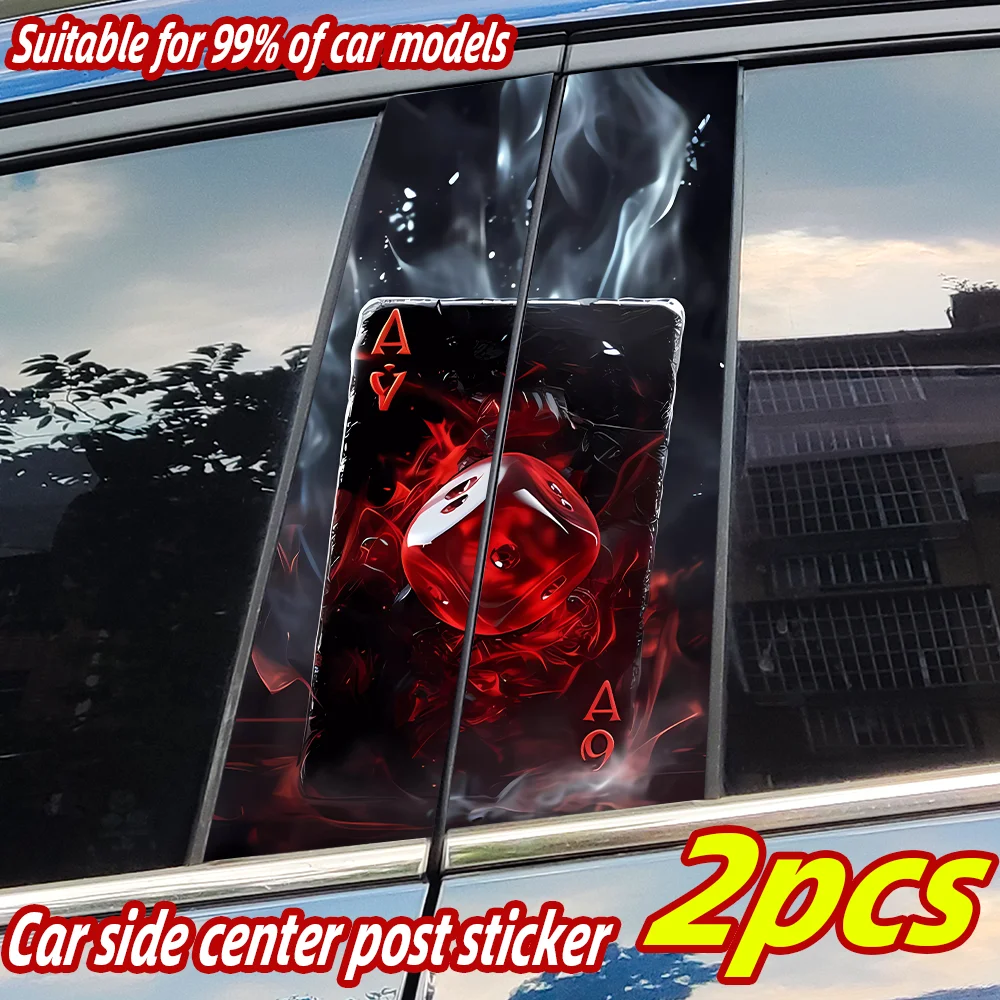 Poker Car Stickers Car B-pillar Vinyl Decals Waterproof Auto Center Pillar Sticker Cover Scratches Vehicle Decor Accessories
Poker Car Stickers Car B-pillar Vinyl Decals Waterproof Auto Center Pillar Sticker Cover Scratches Vehicle Decor Accessories