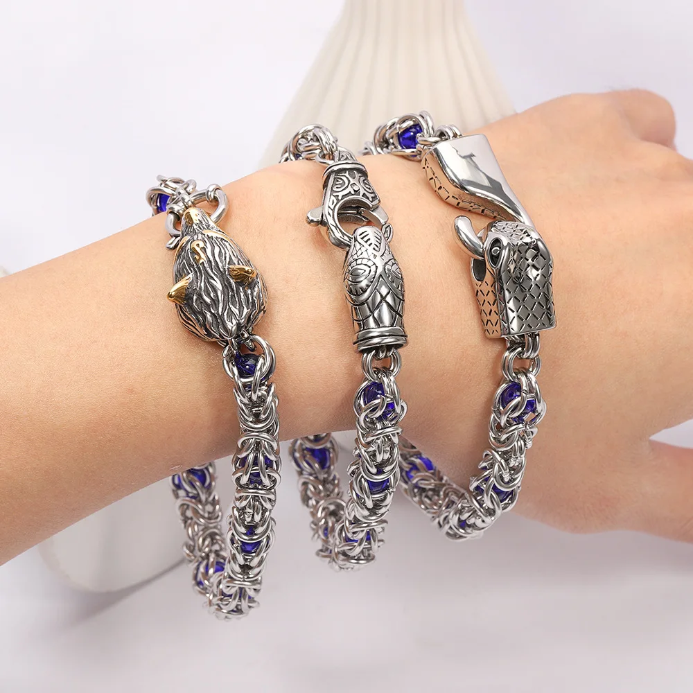 Retro Exaggerated Stainless Steel Animal Bracelet Personality Versatile DIY Animal Jewelry Unisex Trendy Party Gift
Retro Exaggerated Stainless Steel Animal Bracelet Personality Versatile DIY Animal Jewelry Unisex Trendy Party Gift