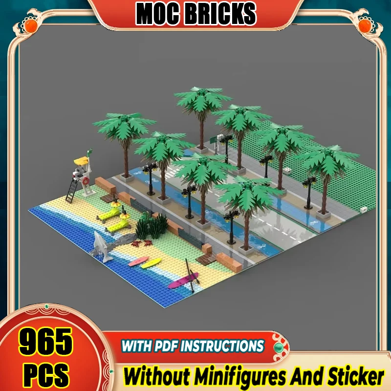Street View Model Moc Building Blocks Beach Front Boulevard Model Technology Brick DIY Assembly Construction Toy Holiday Gifts
Street View Model Moc Building Blocks Beach Front Boulevard Model Technology Brick DIY Assembly Construction Toy Holiday Gifts